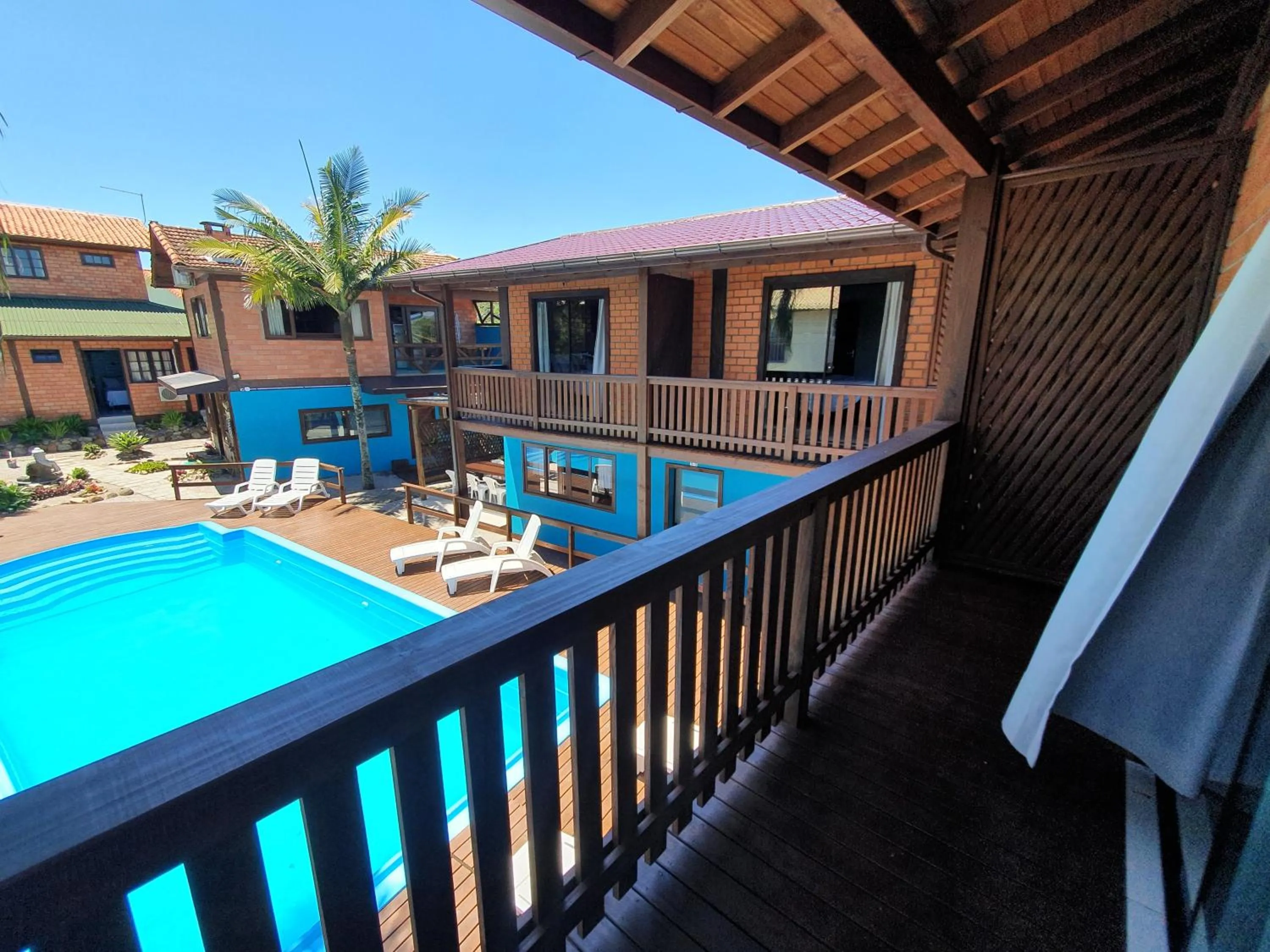 Balcony/Terrace in Pousada Doce Mar
