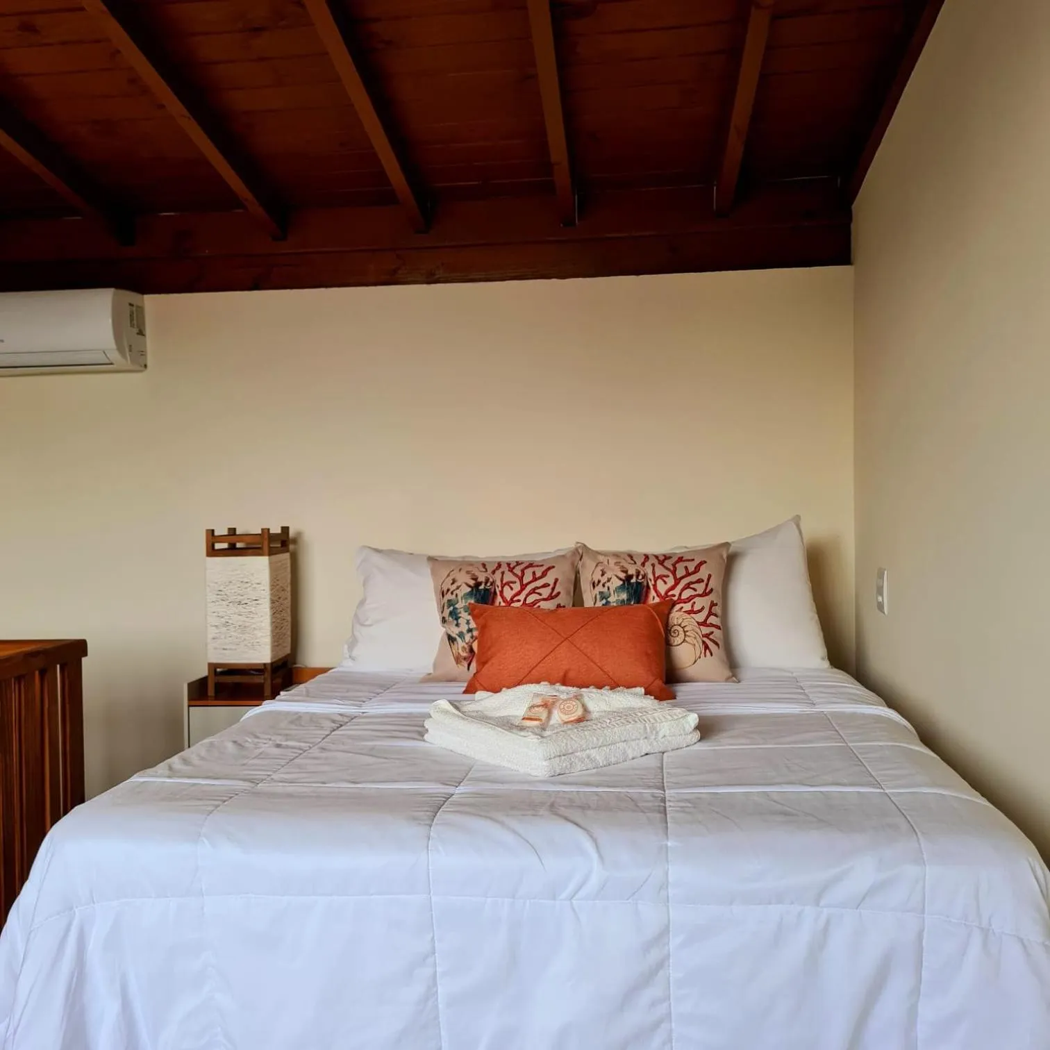 Bed in Pousada Doce Mar