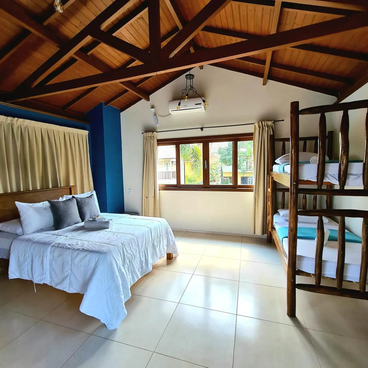 Bed in Pousada Doce Mar