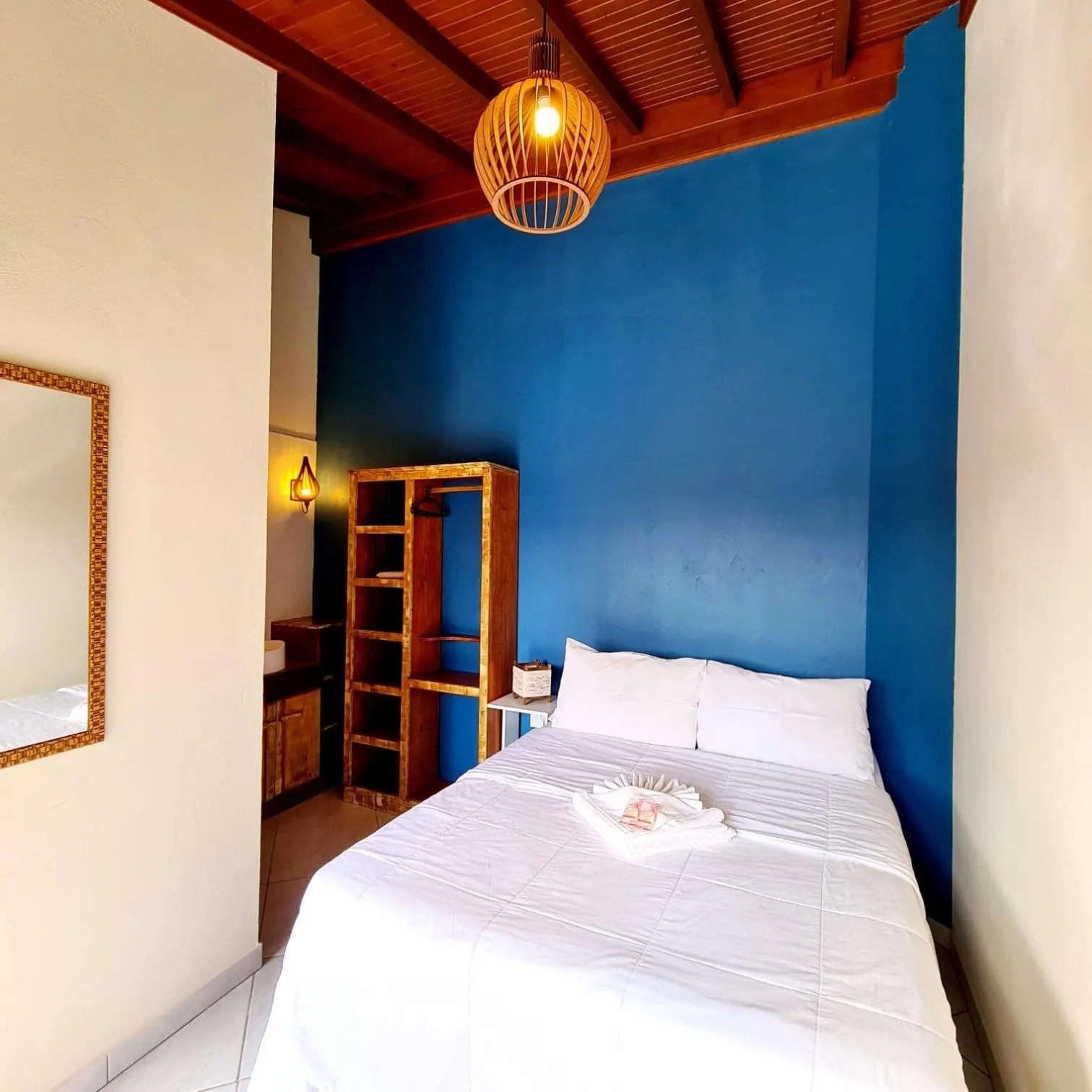 Bed in Pousada Doce Mar