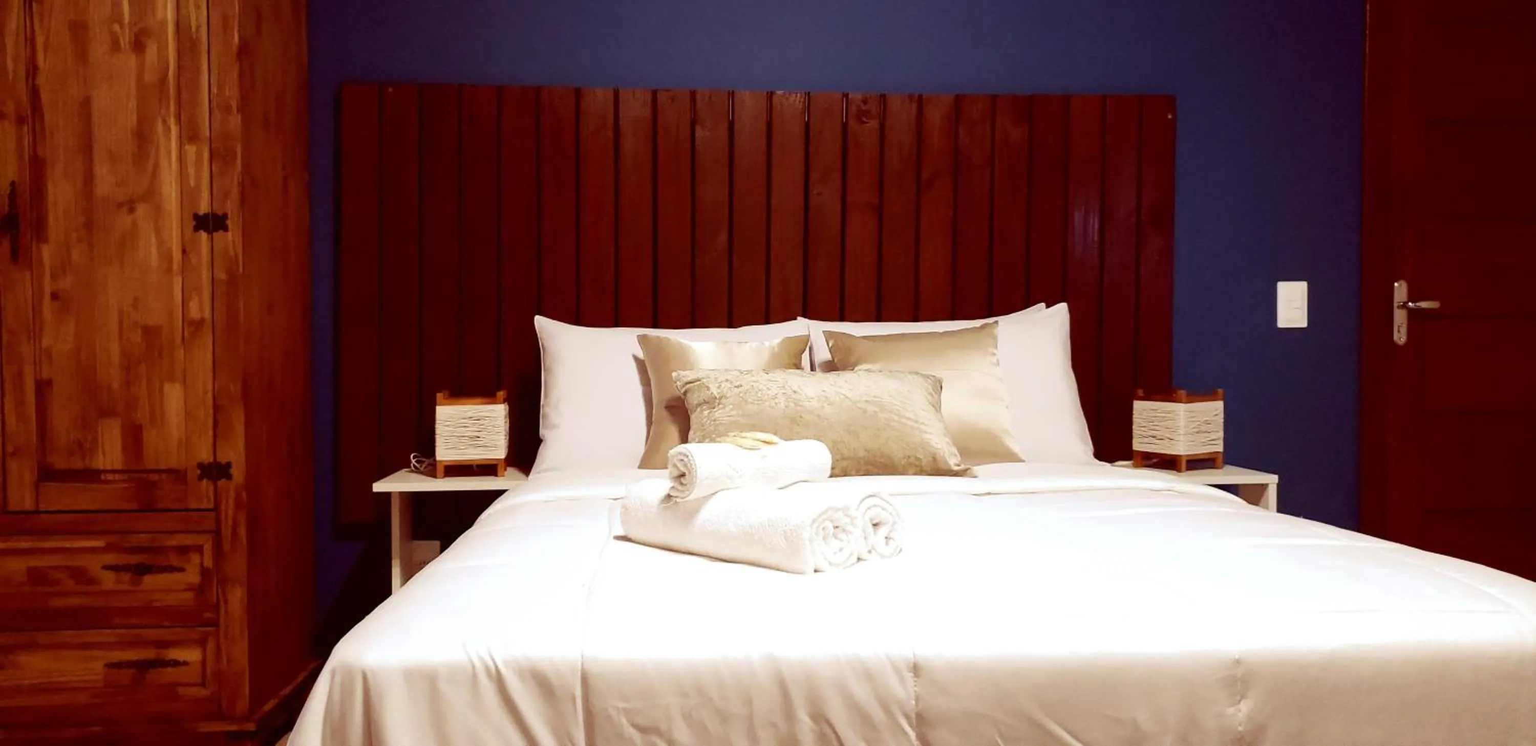 Bed in Pousada Doce Mar