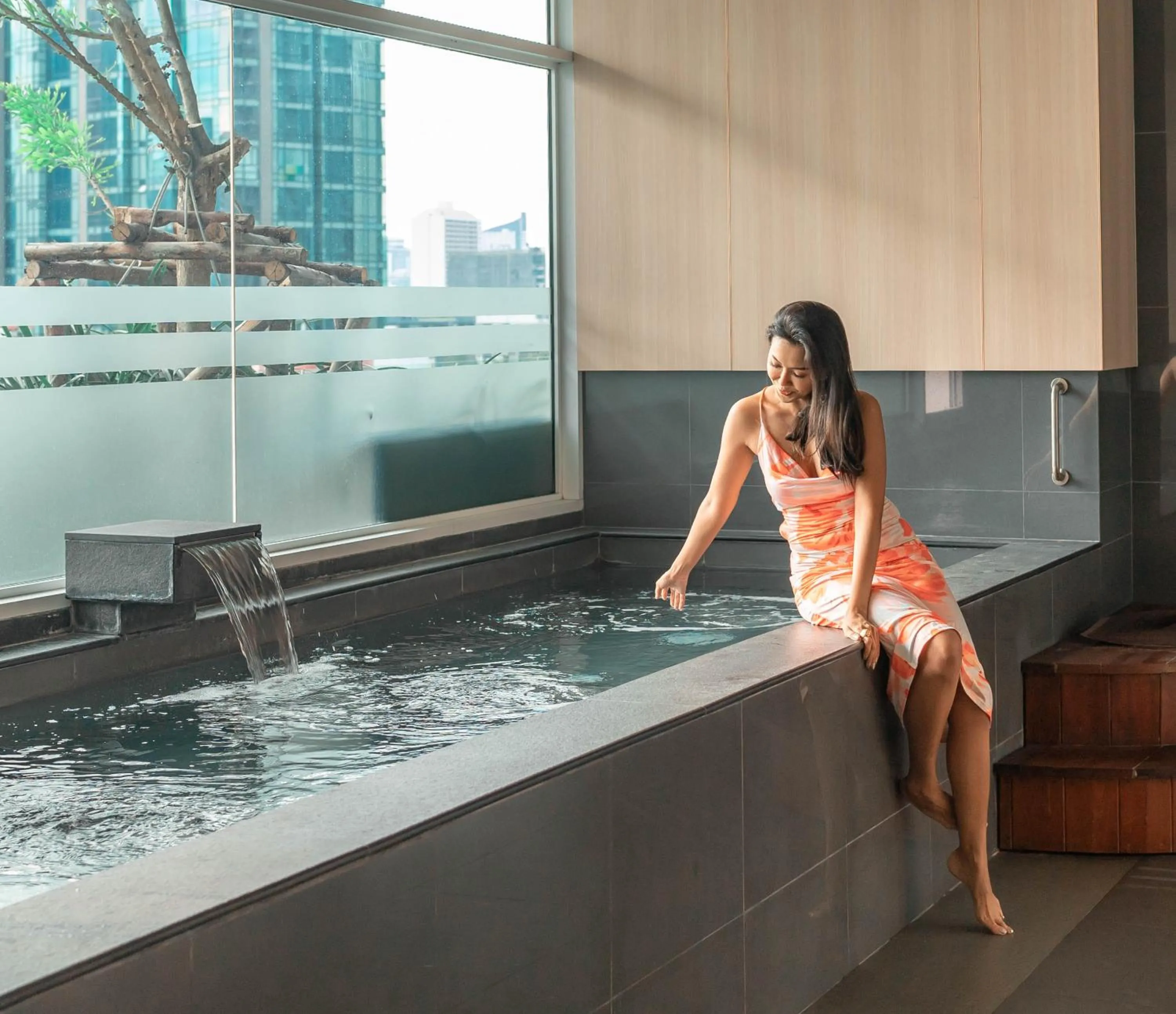 Pool view in Jasmine 59 Hotel