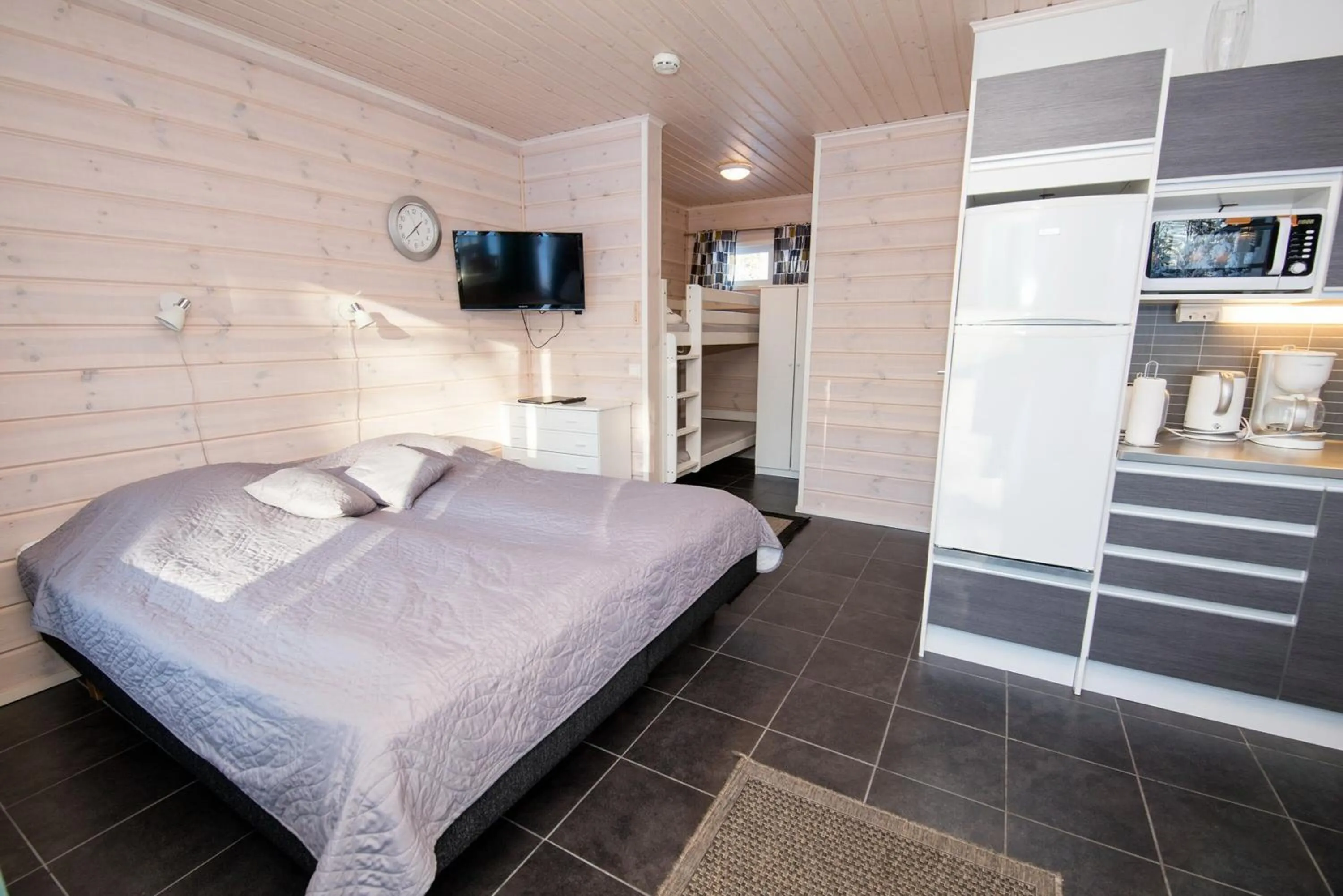 Bedroom, Bed in Kajaani Cottages