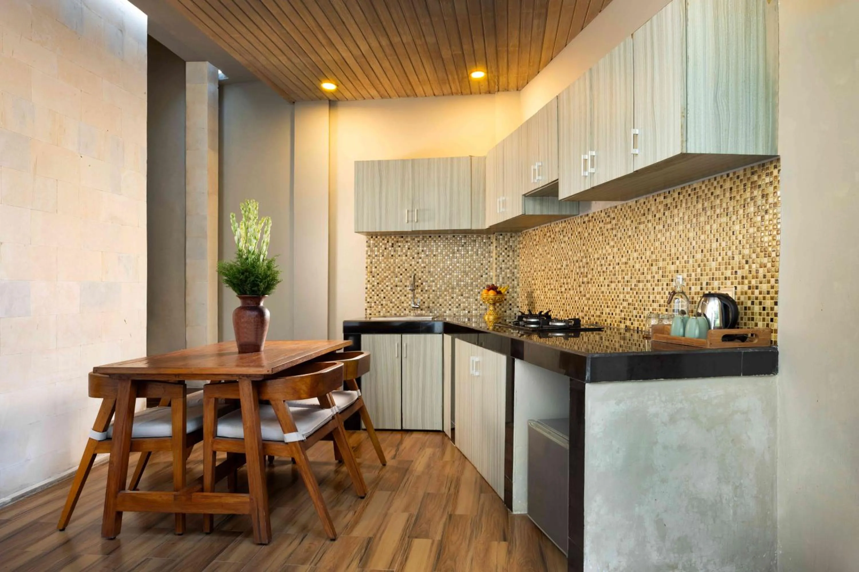 Kitchen or kitchenette in Arkamara Dijiwa Ubud