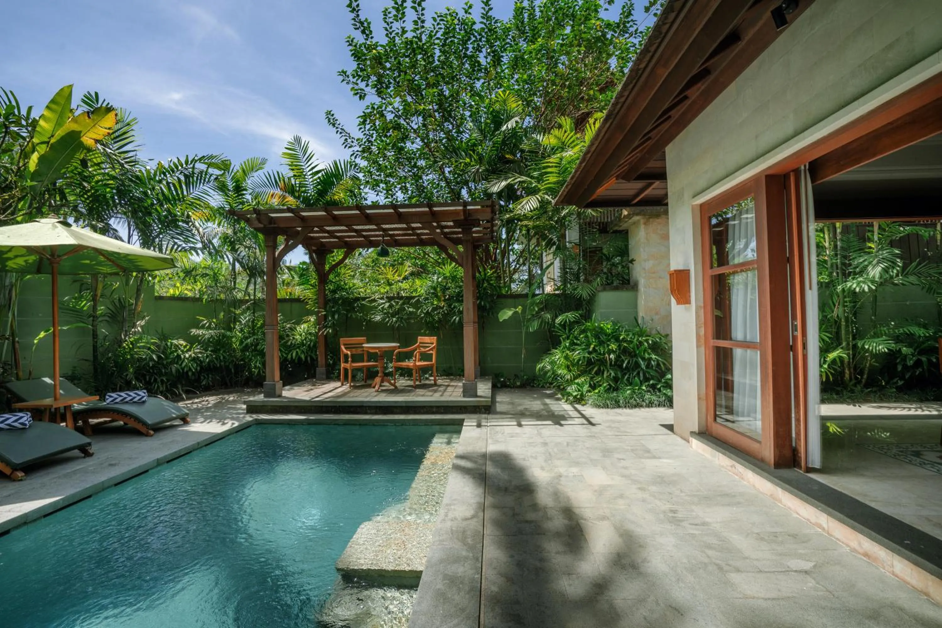 Seating area in Arkamara Dijiwa Ubud