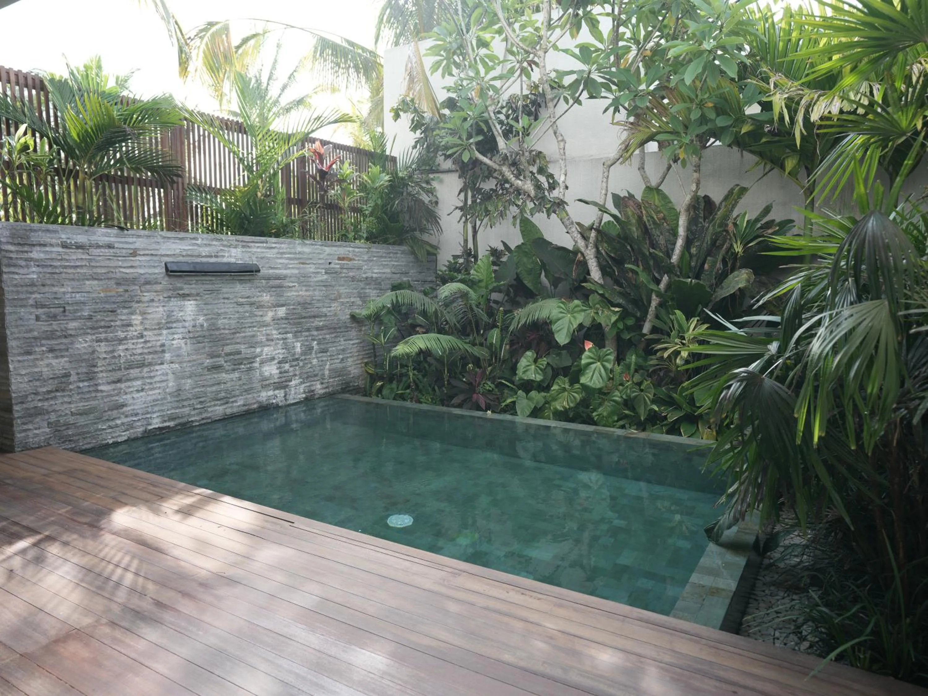 Pool view in Daun Lebar Villas