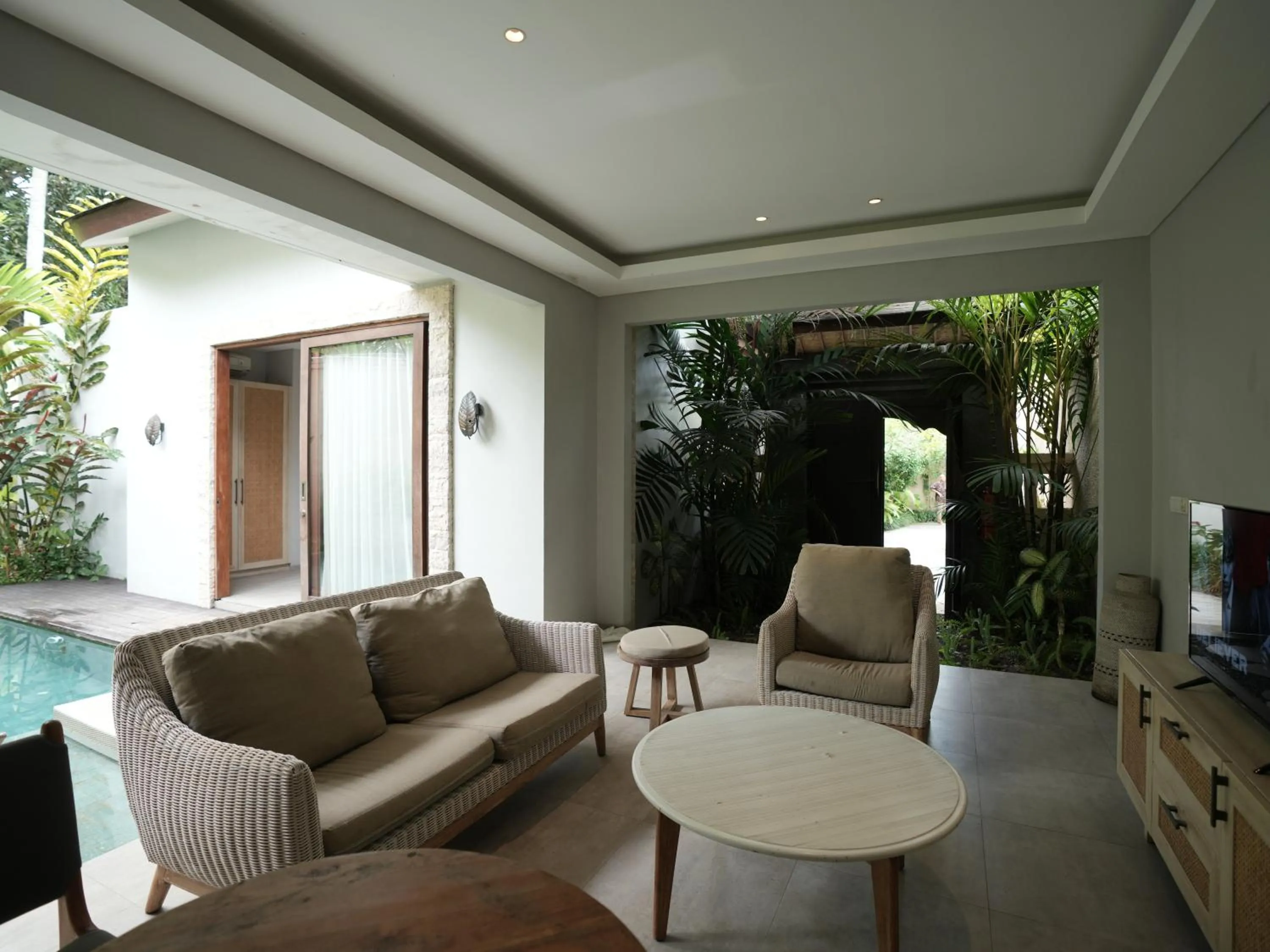 Living room in Daun Lebar Villas