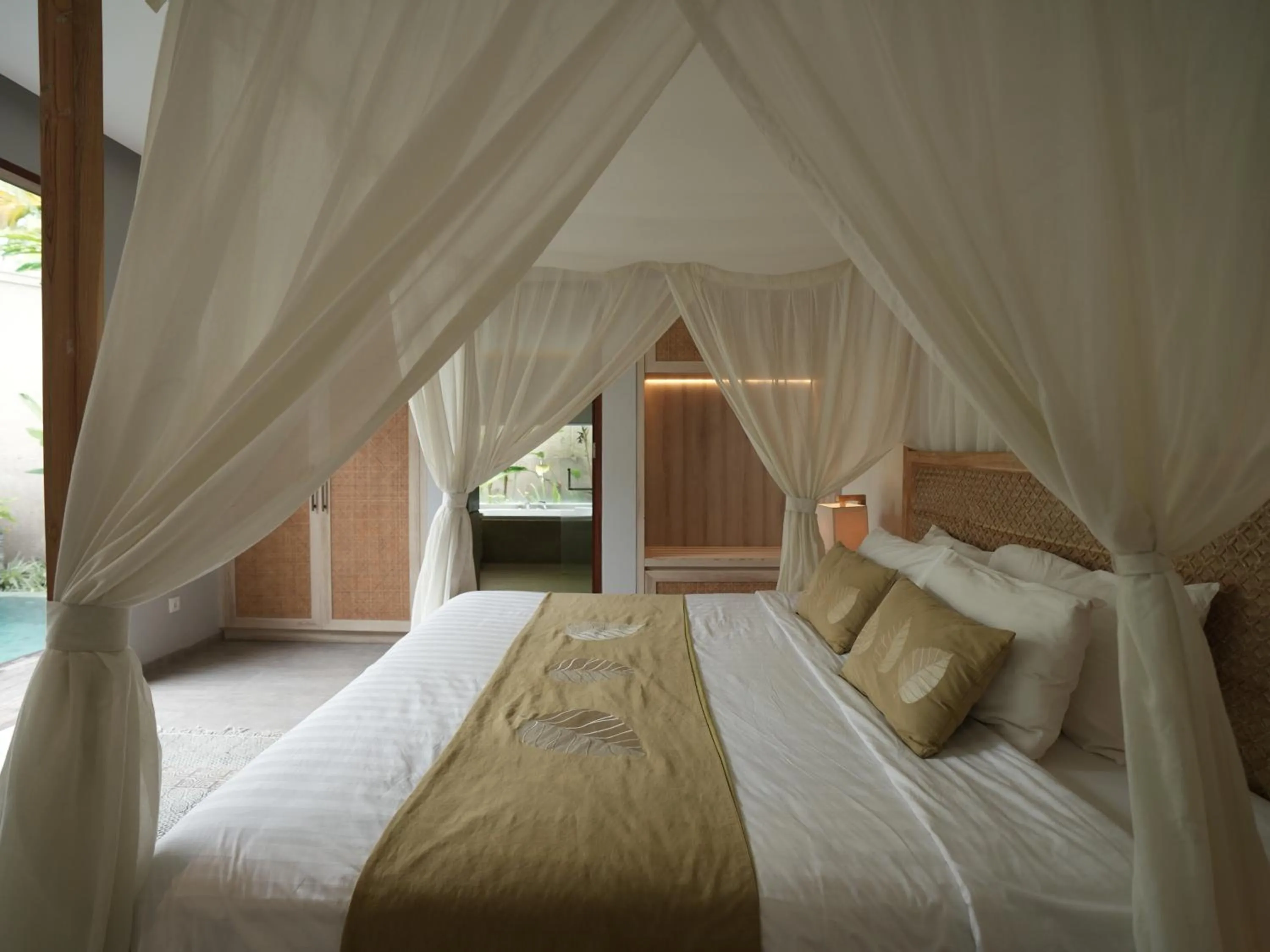 Bed in Daun Lebar Villas