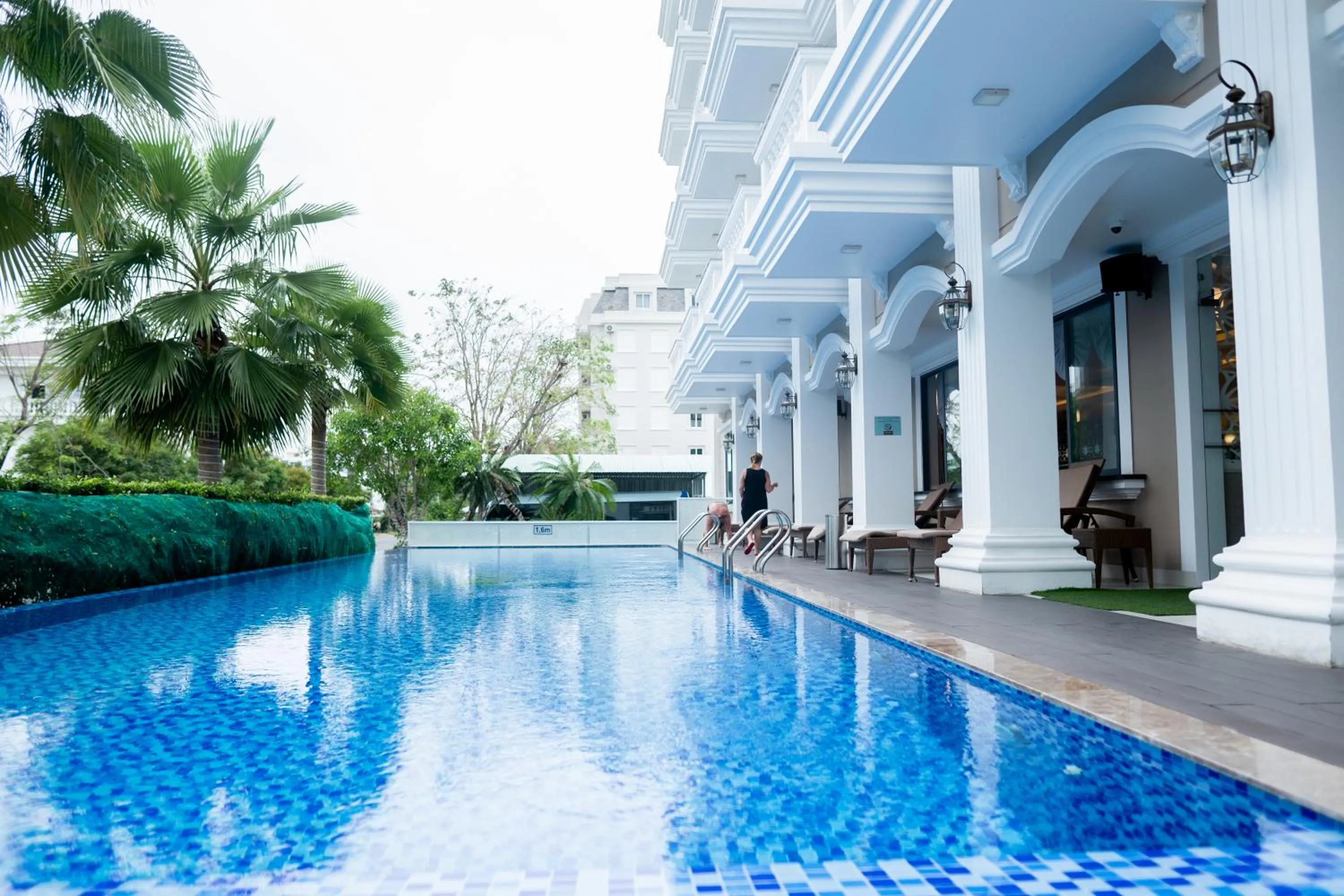 Pool view in Orbit Hotel Nha Trang