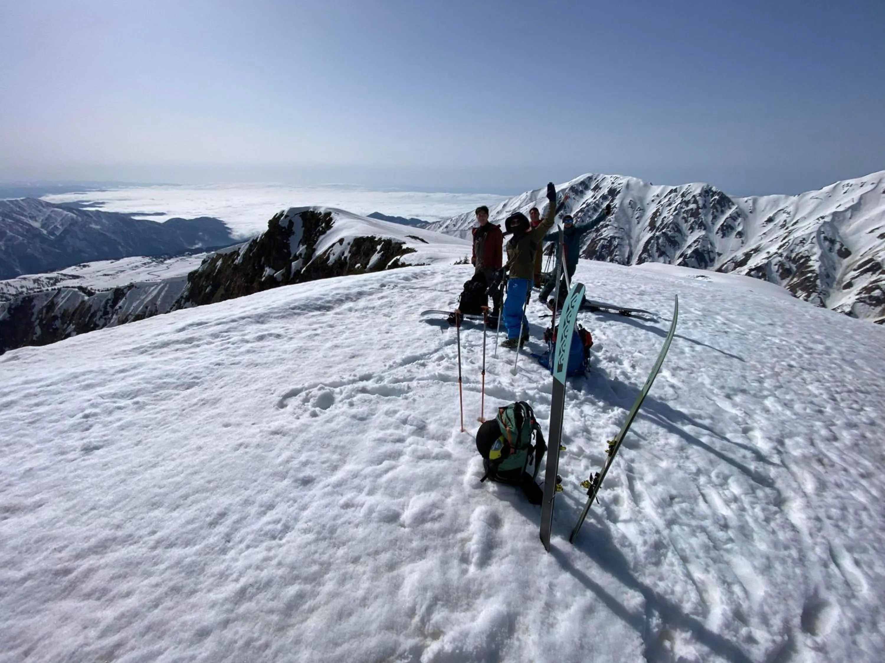 Spring in Tengudaira Mountain Lodge