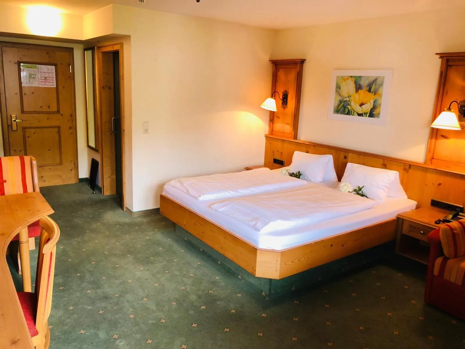 Photo of the whole room, Bed in Hotel Rösslwirt