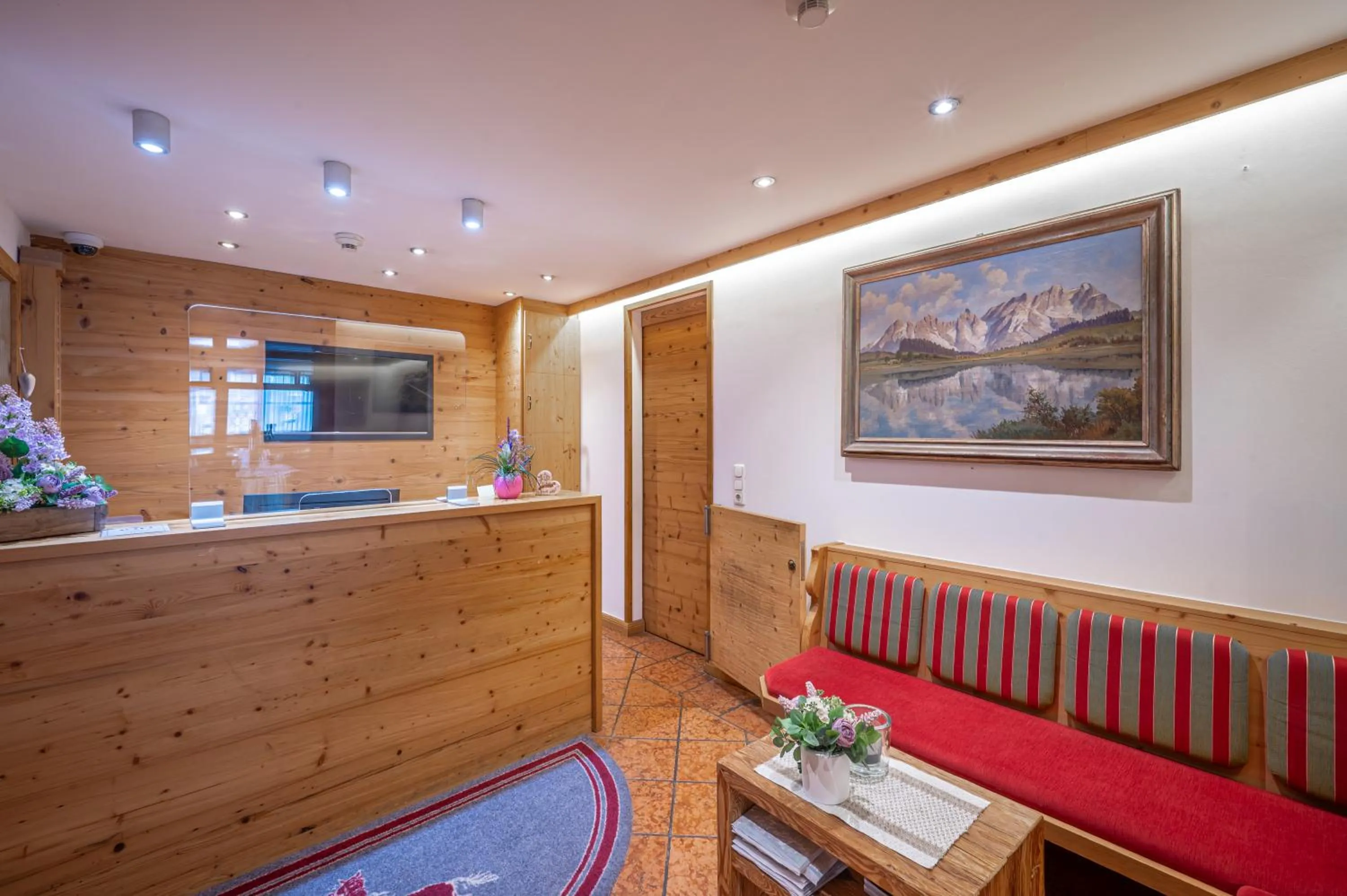 Lobby or reception in Hotel Rösslwirt