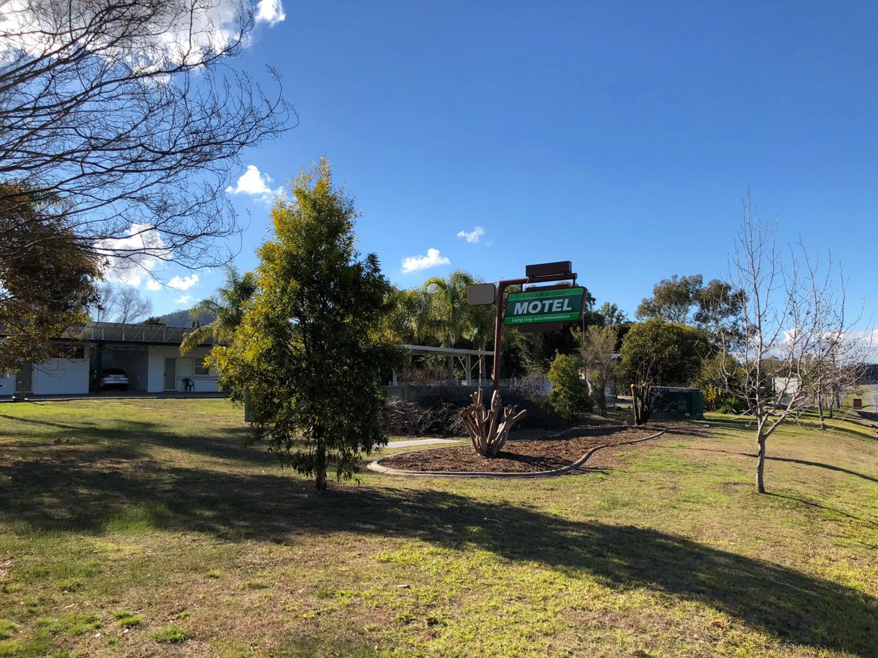Property building in Green Door Motel
