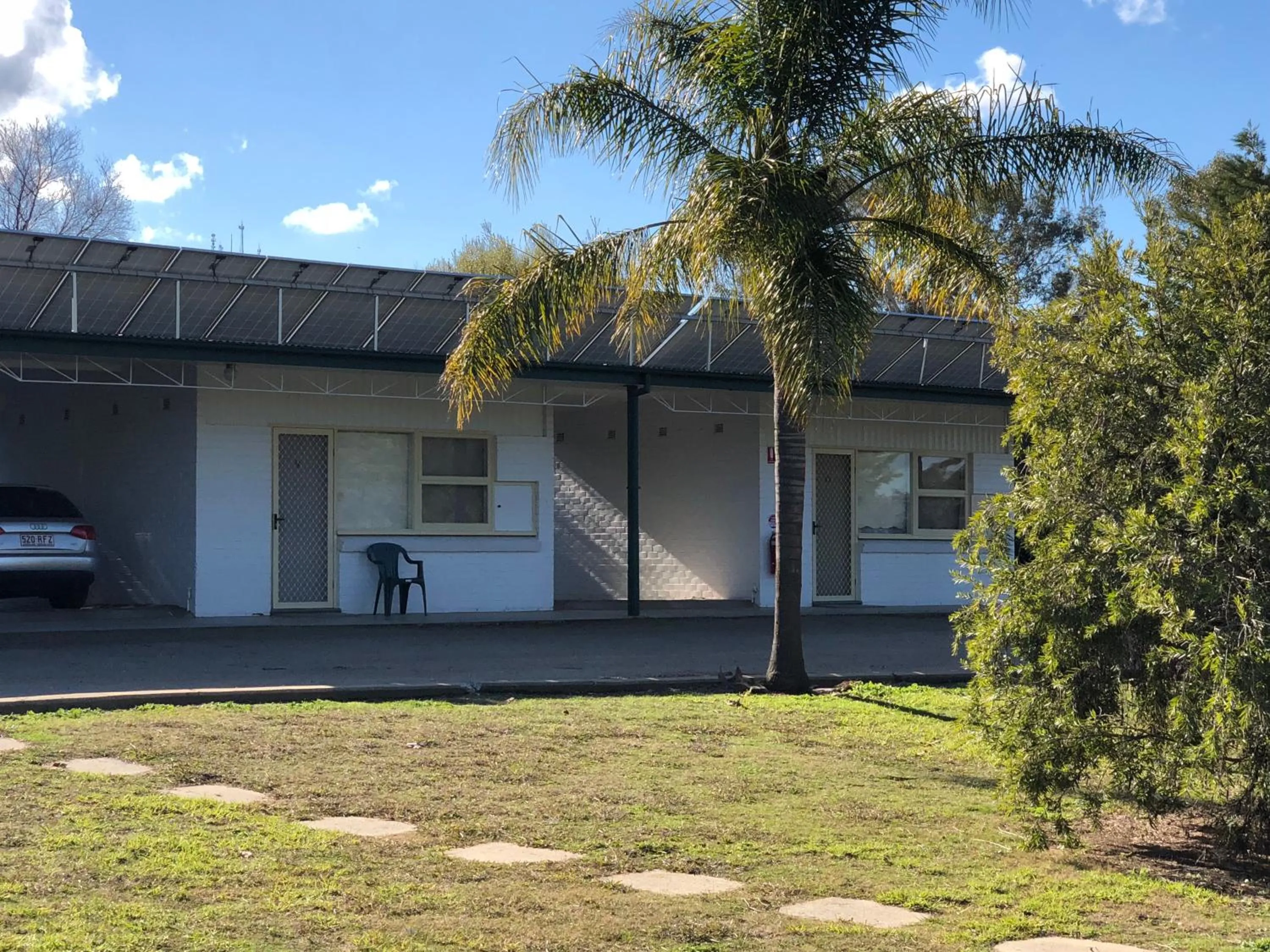 Property building in Green Door Motel
