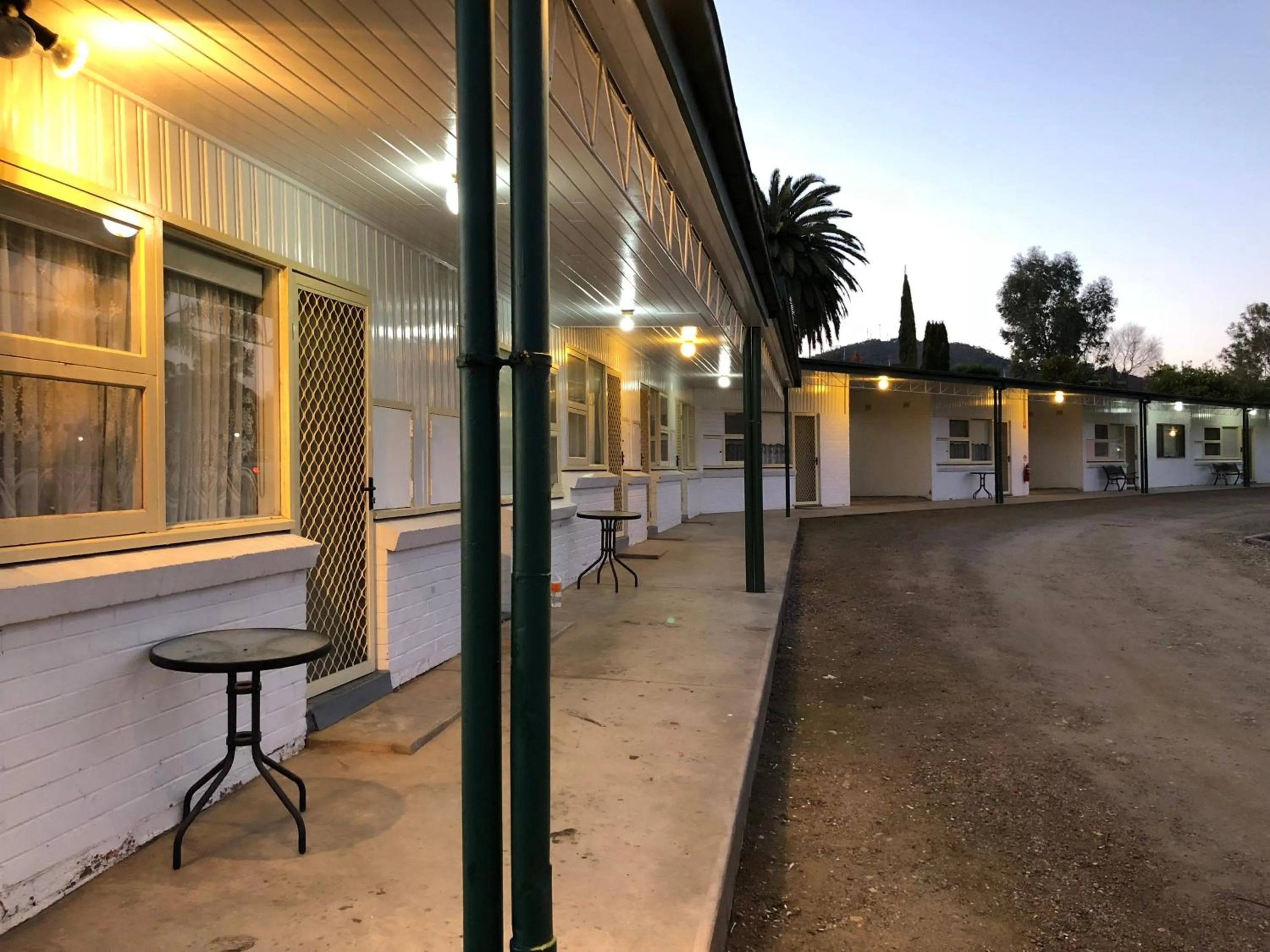 Property building in Green Door Motel