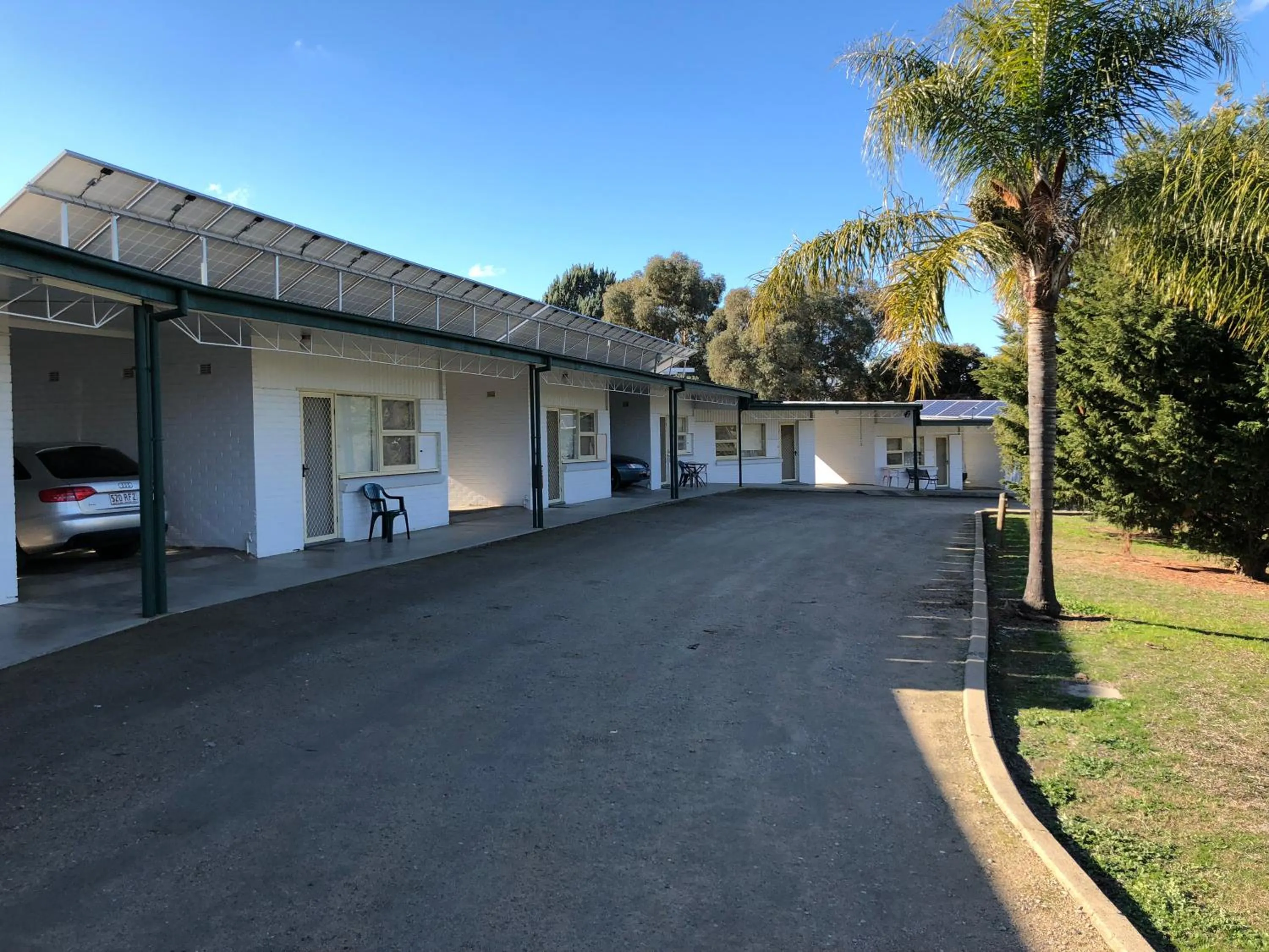 Property building in Green Door Motel