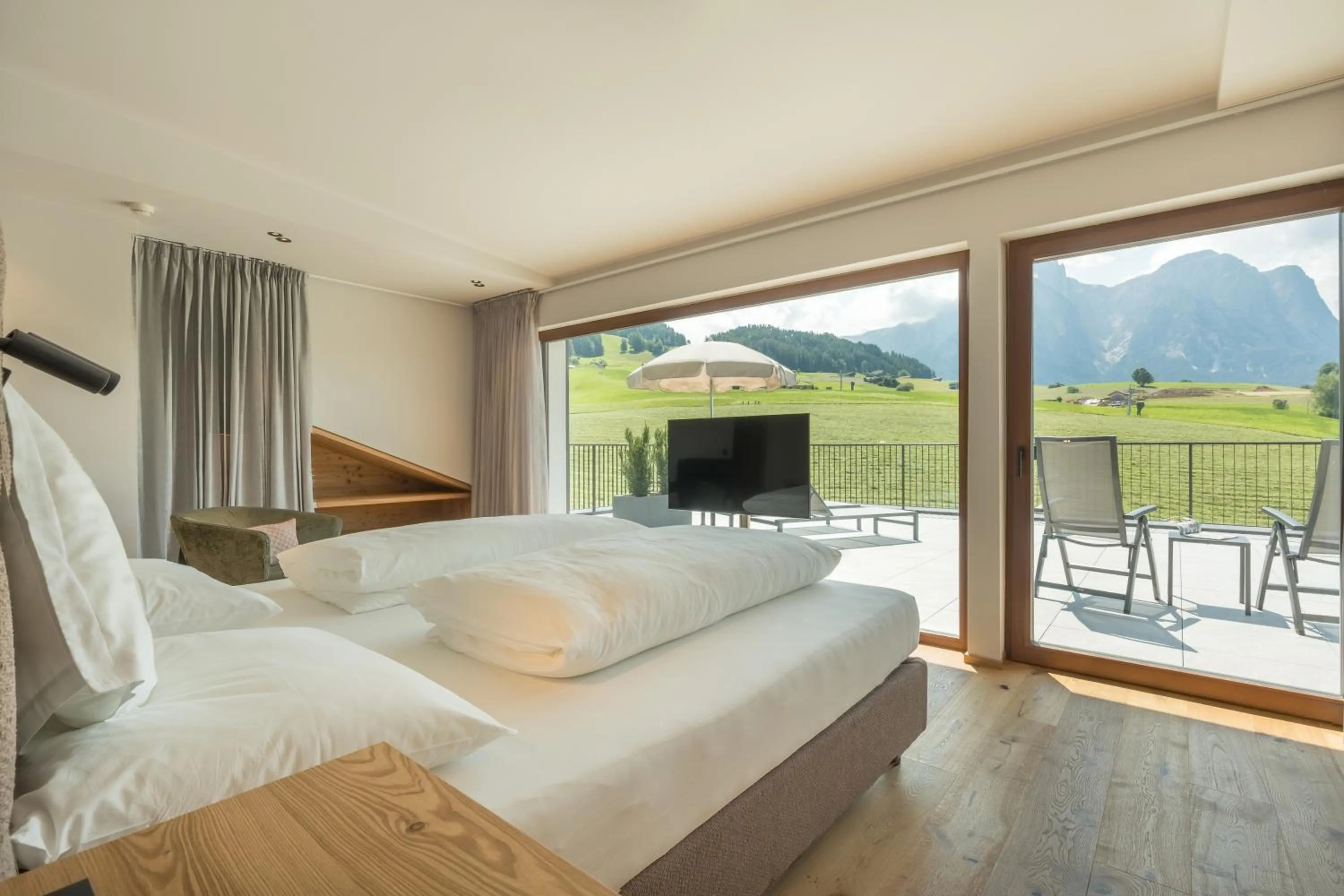 Bed in Parc Hotel Tyrol