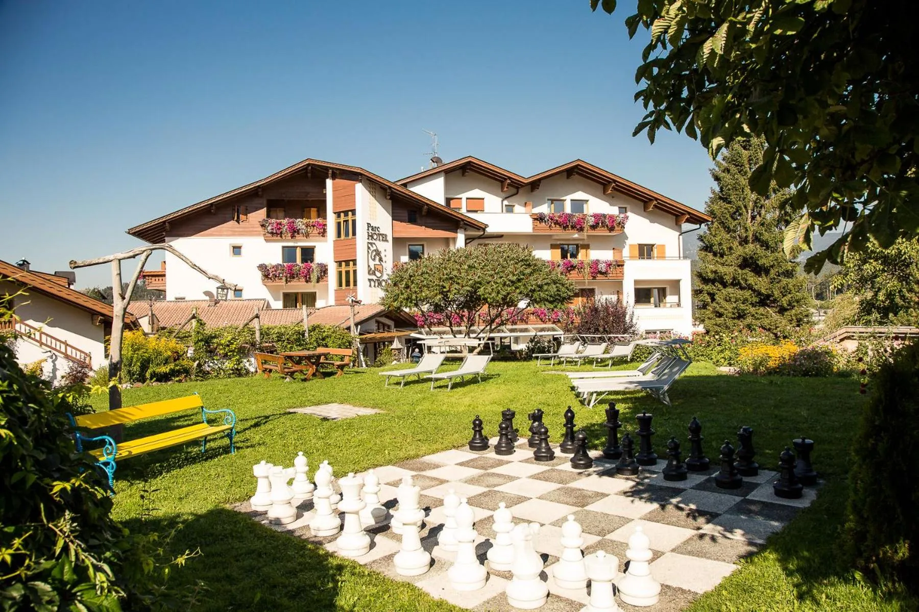Garden in Parc Hotel Tyrol