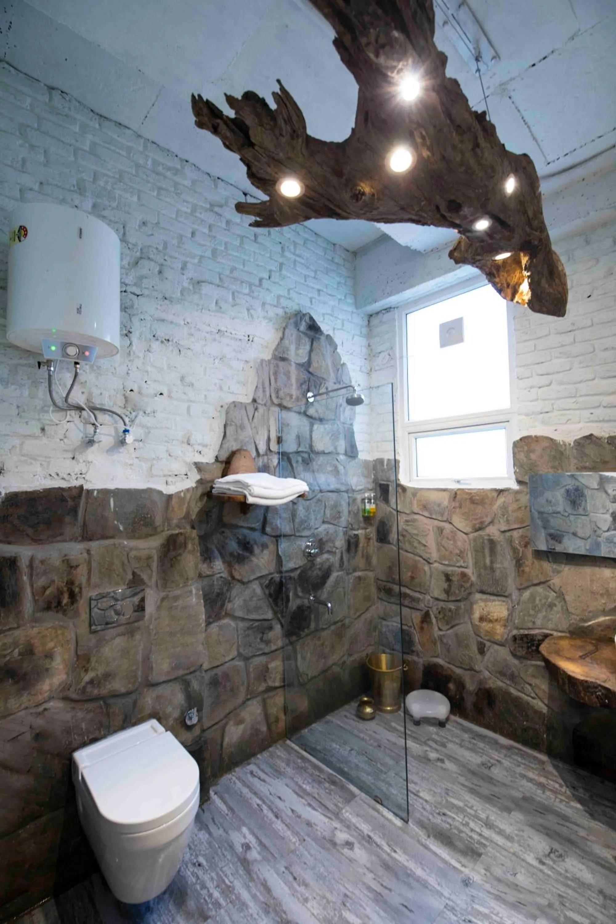 Bathroom in Seclude Ramgarh Cliff's edge