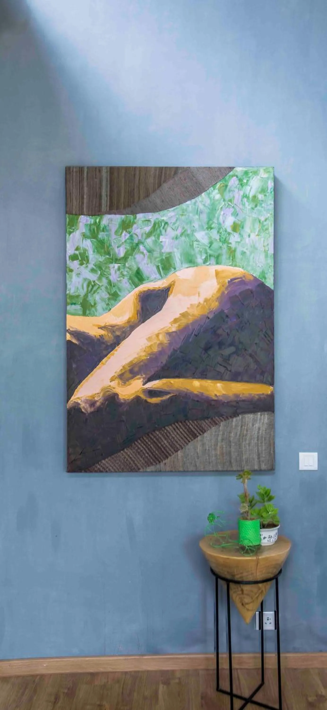 View (from property/room) in Seclude Ramgarh Cliff's edge