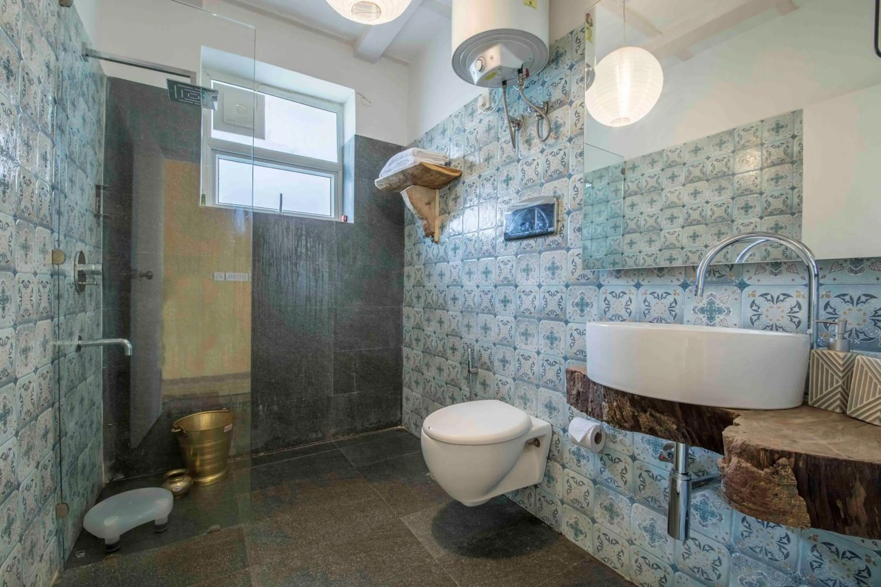 Bathroom in Seclude Ramgarh Cliff's edge