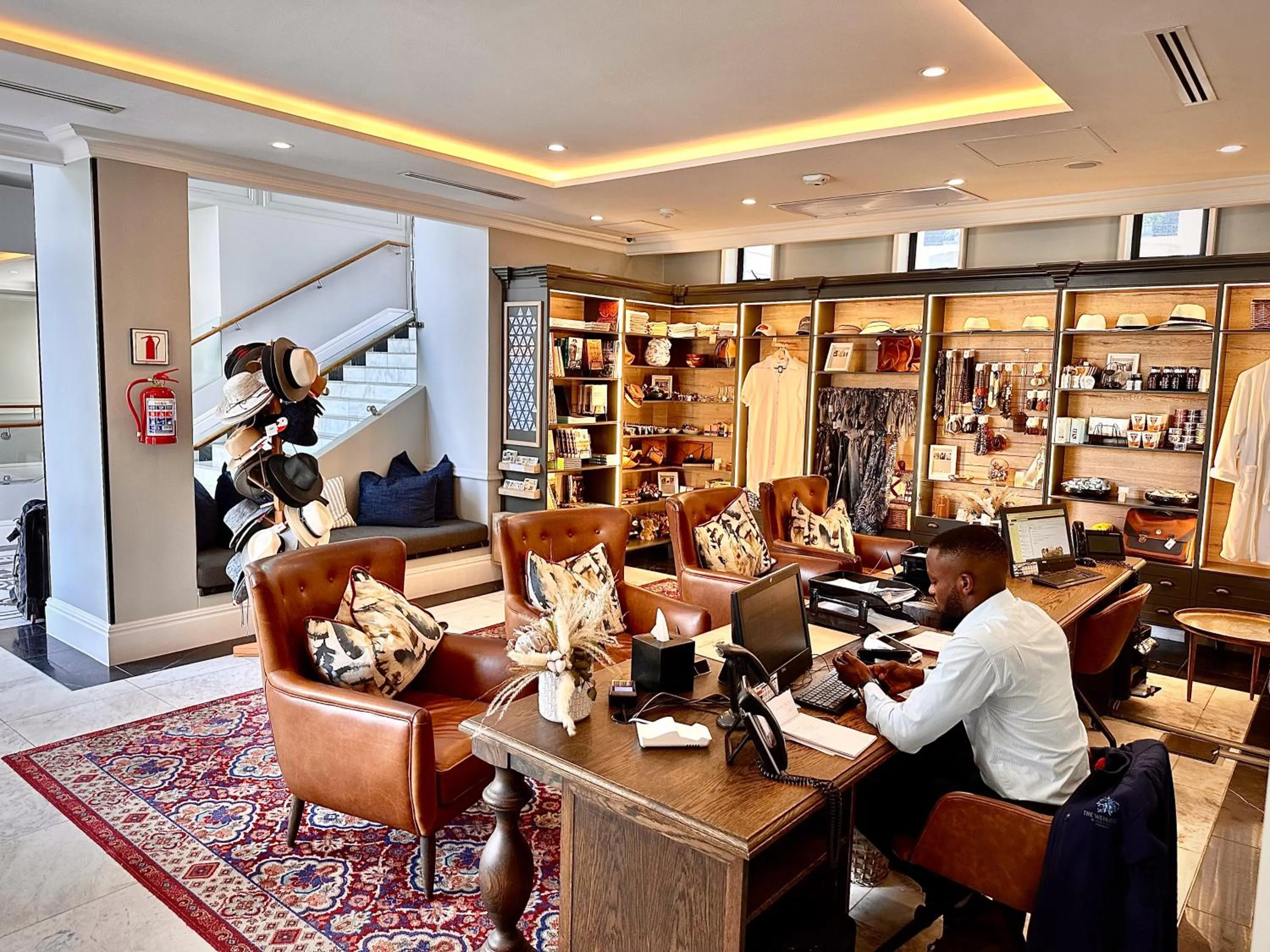 Lobby or reception in The Weinberg Windhoek