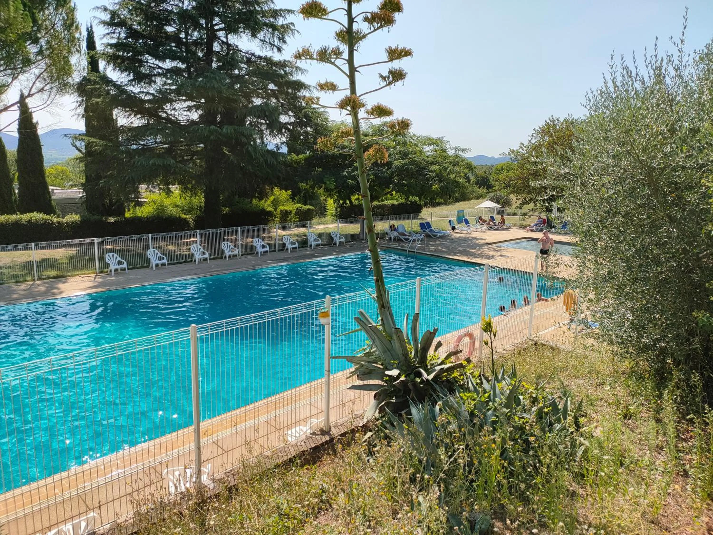 Pool view in Residence Vacances Bleues Lou Castel