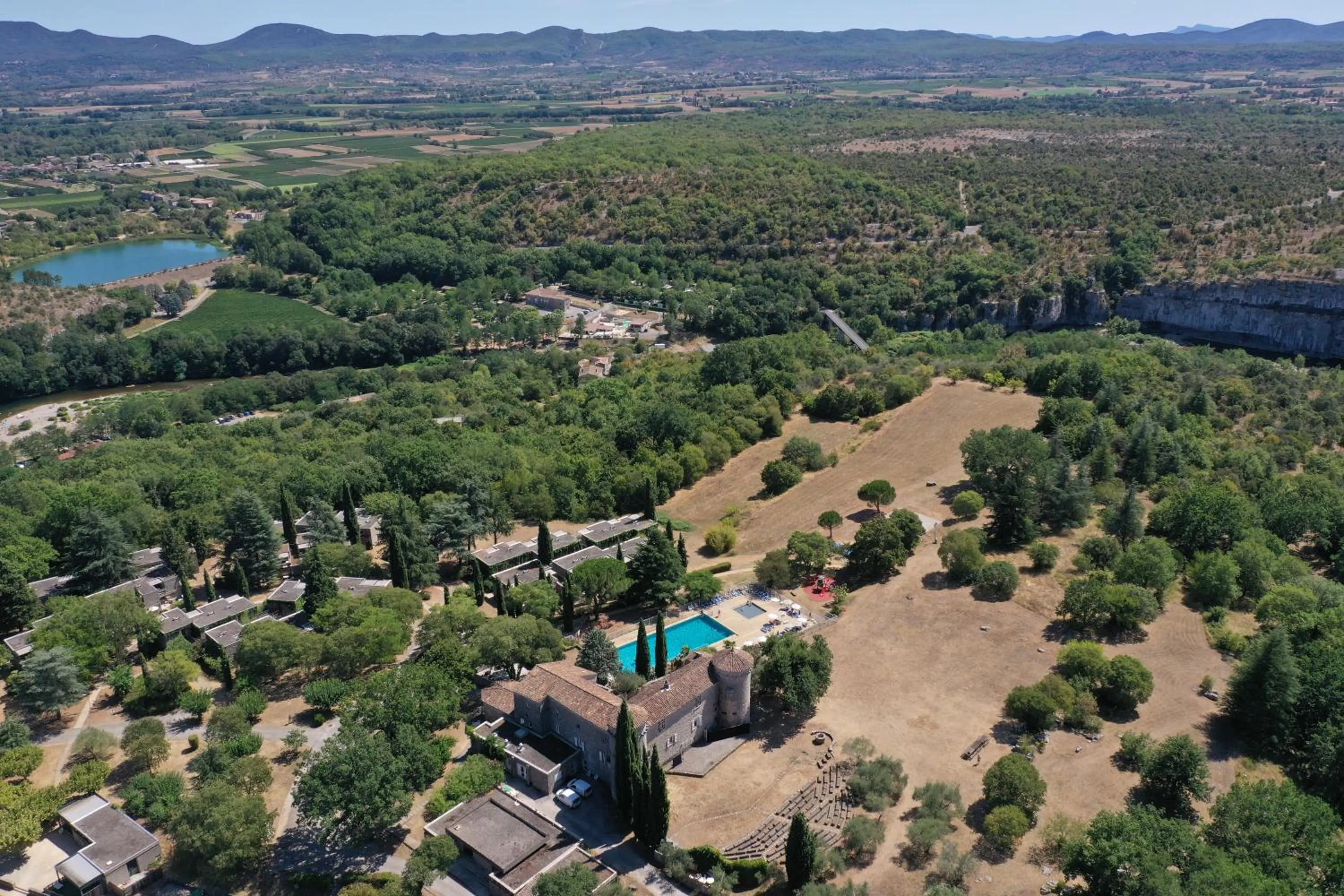 Bird's eye view in Residence Vacances Bleues Lou Castel