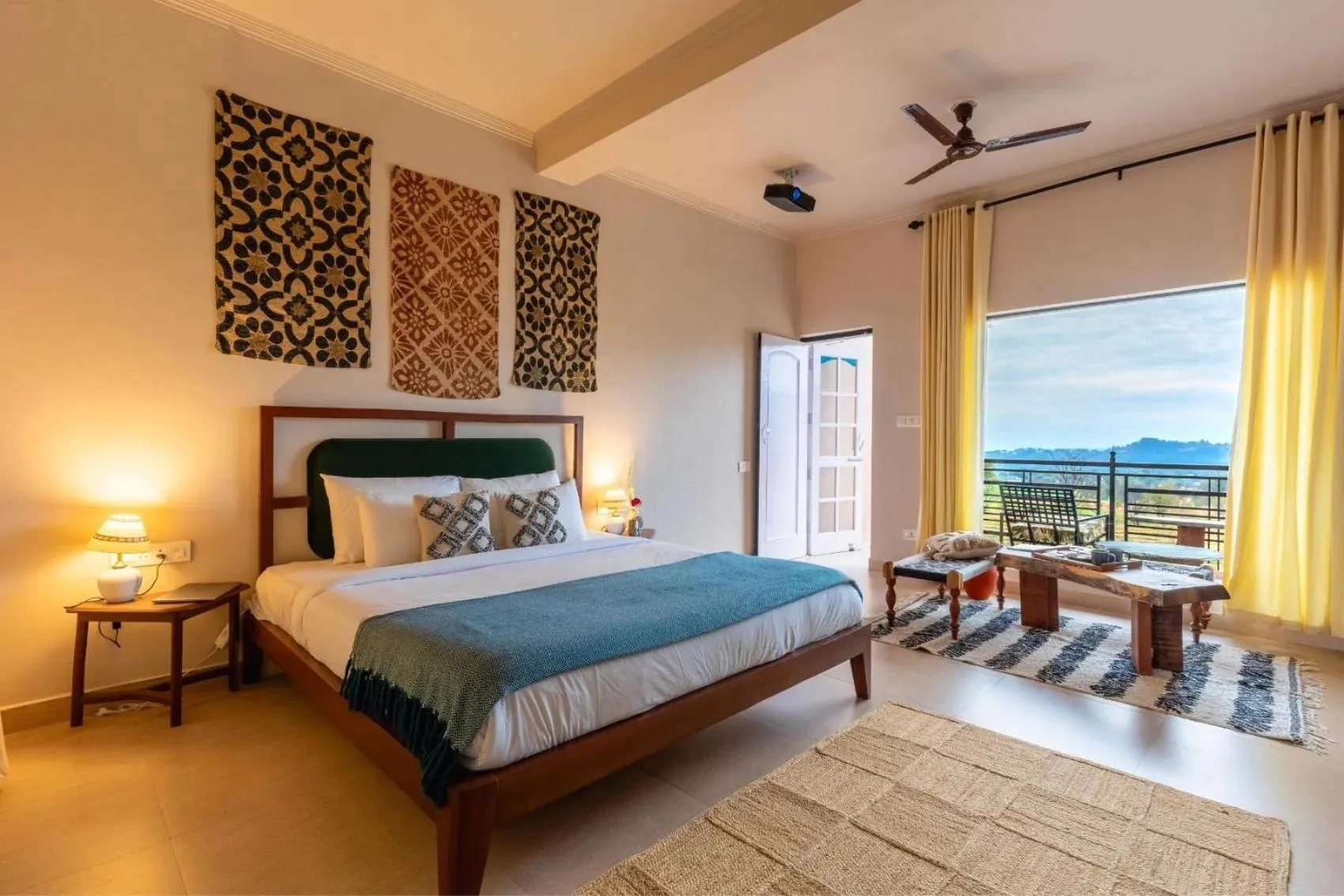 Bedroom, Bed in Seclude Palampur