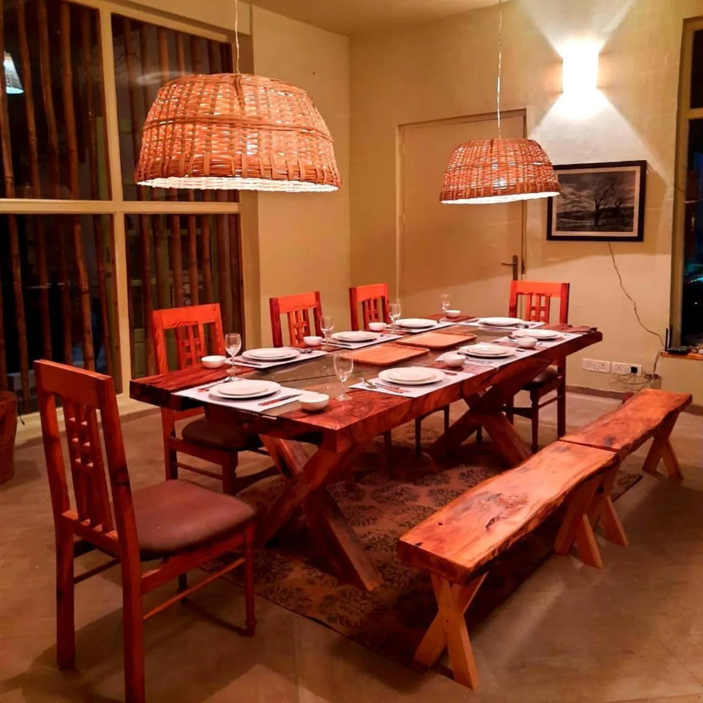 Dining area in Seclude Palampur