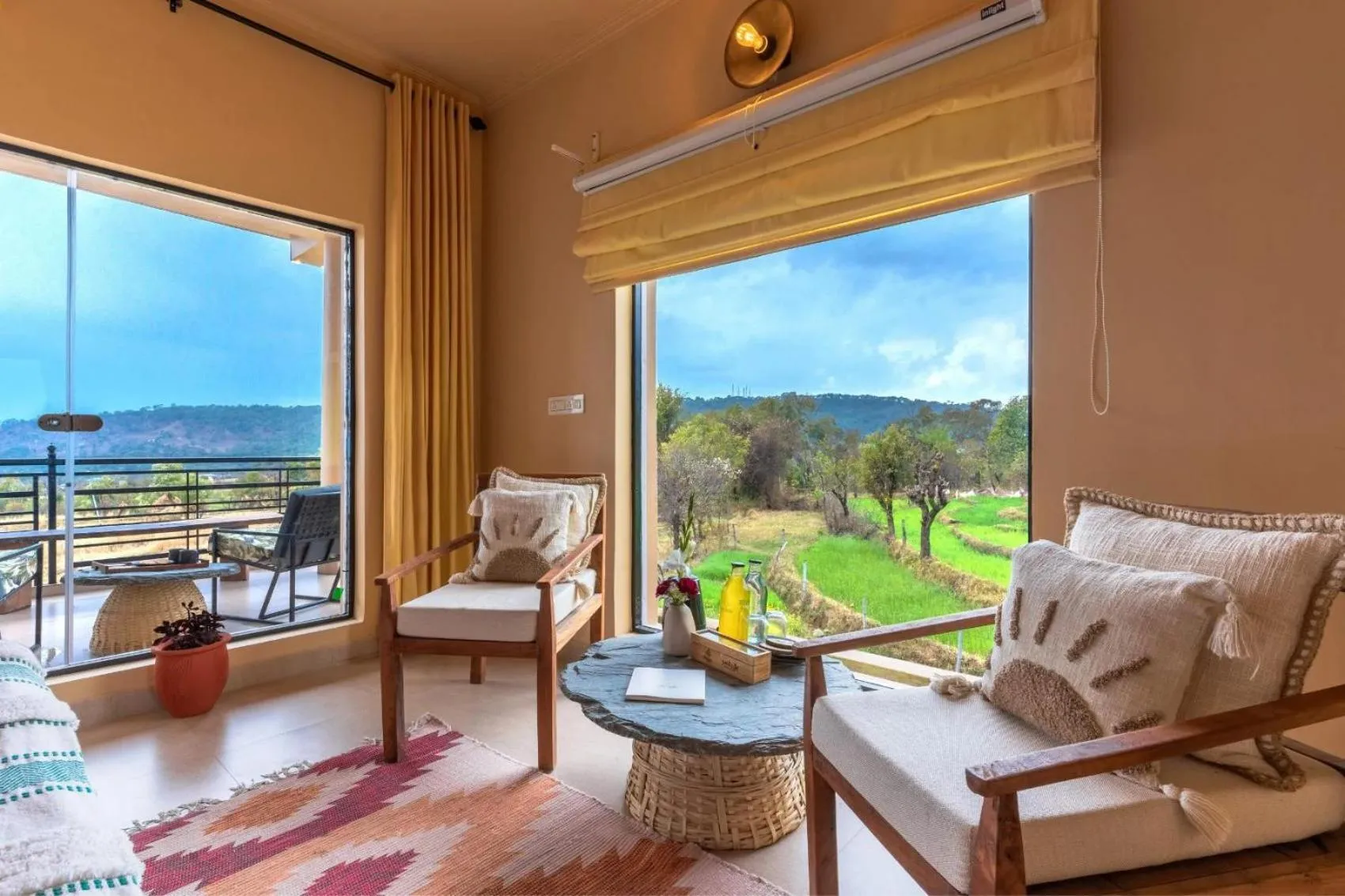 Seating area in Seclude Palampur