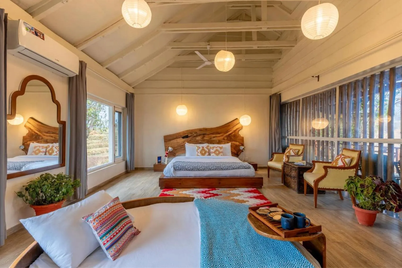 Bedroom, Bed in Seclude Palampur