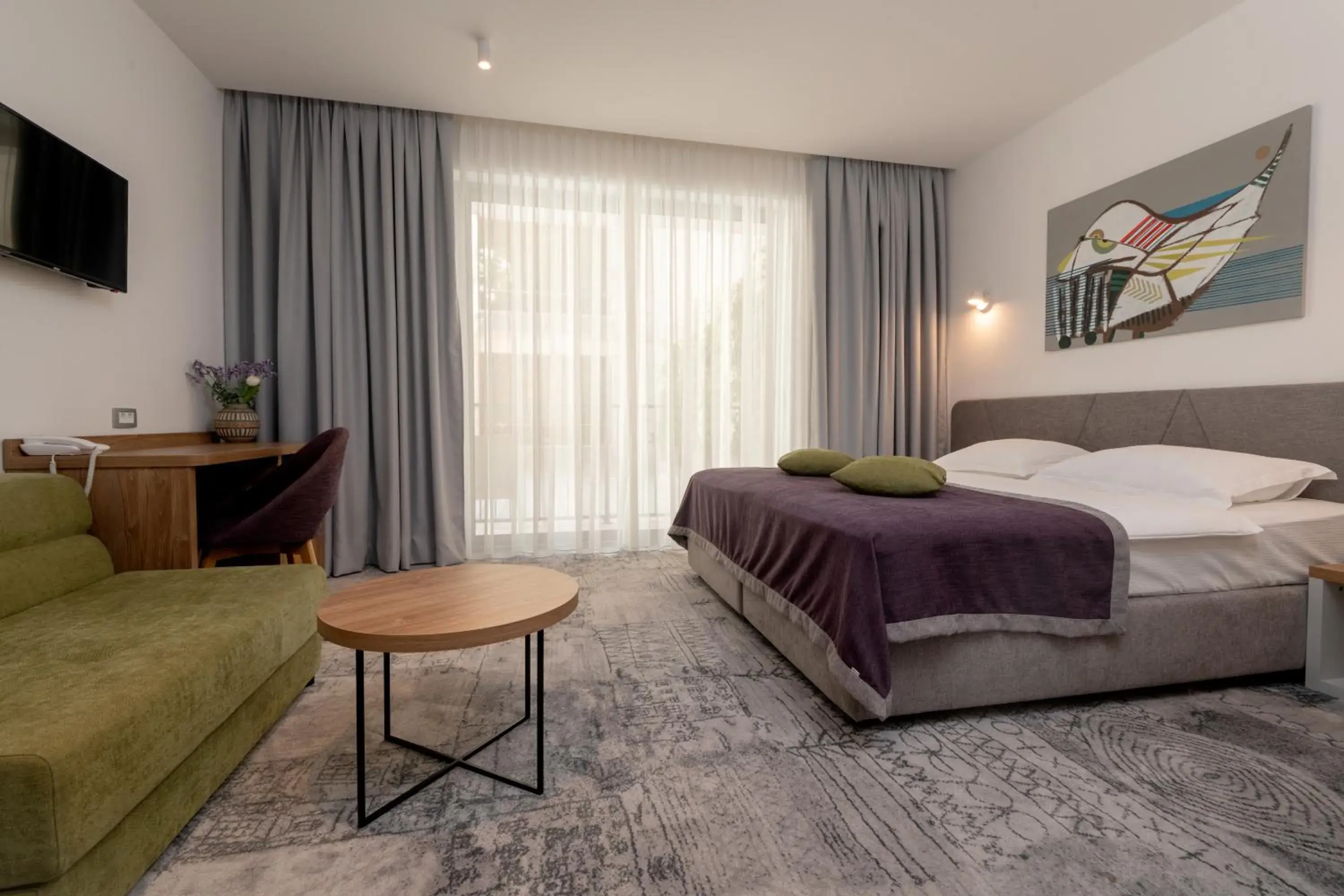 Deluxe Double or Twin Room with Balcony and Garden View in Hotel Nova Deluxe Double or Twin Room with Balcony and Garden View in Hotel Nova