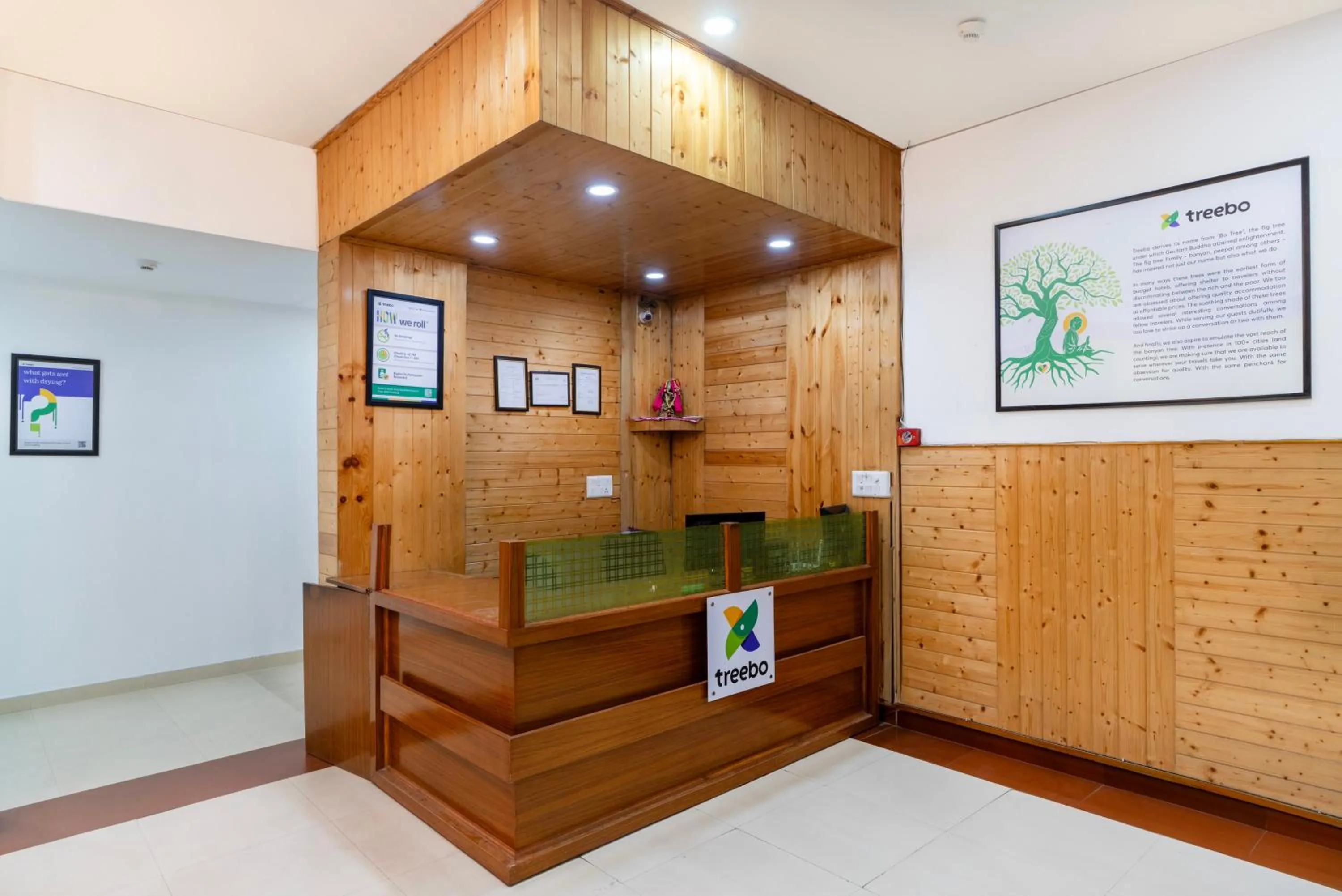 Lobby or reception in Treebo Anand The Mall Solan