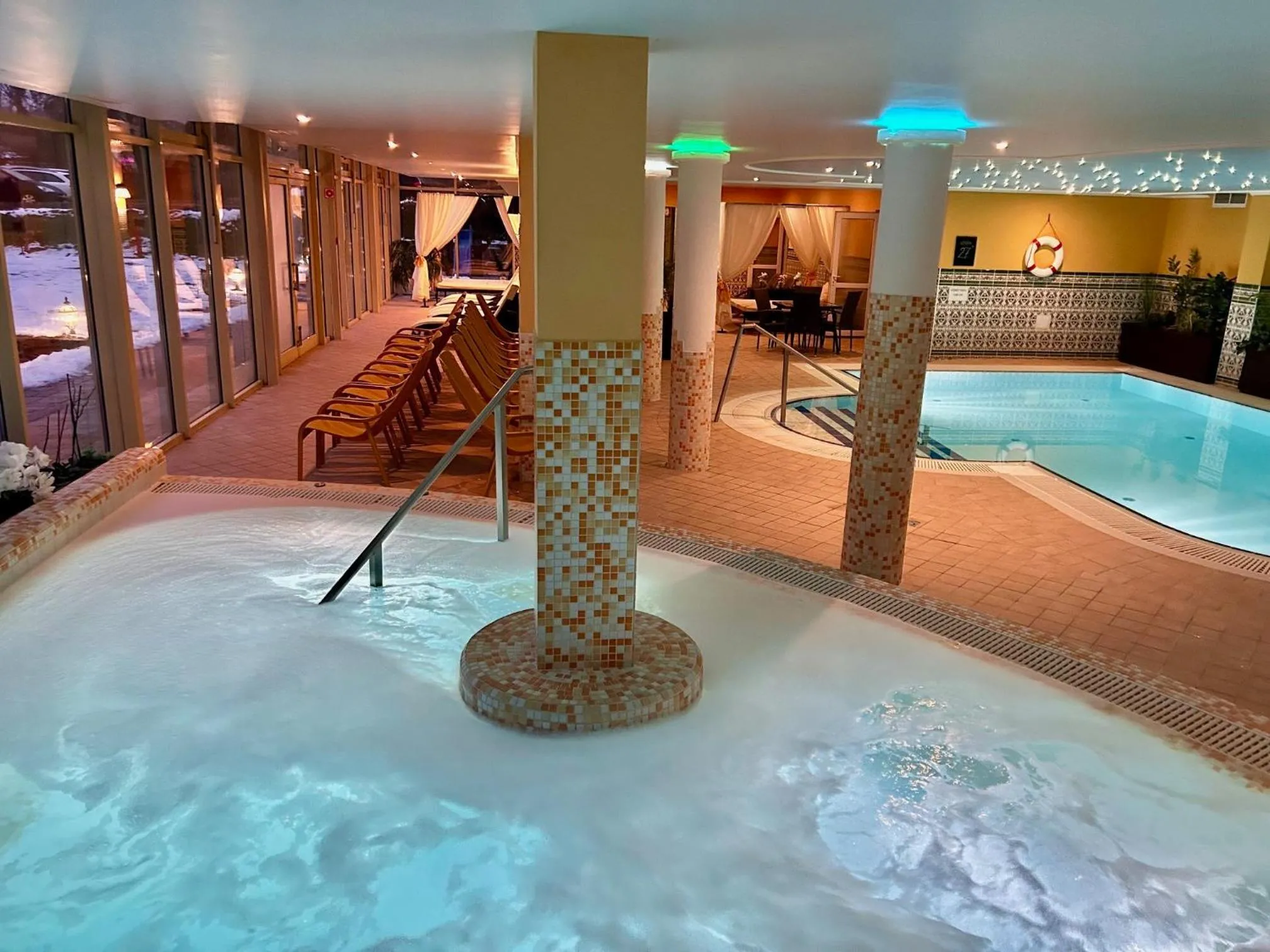 Swimming pool in Calimbra Wellness Hotel Superior