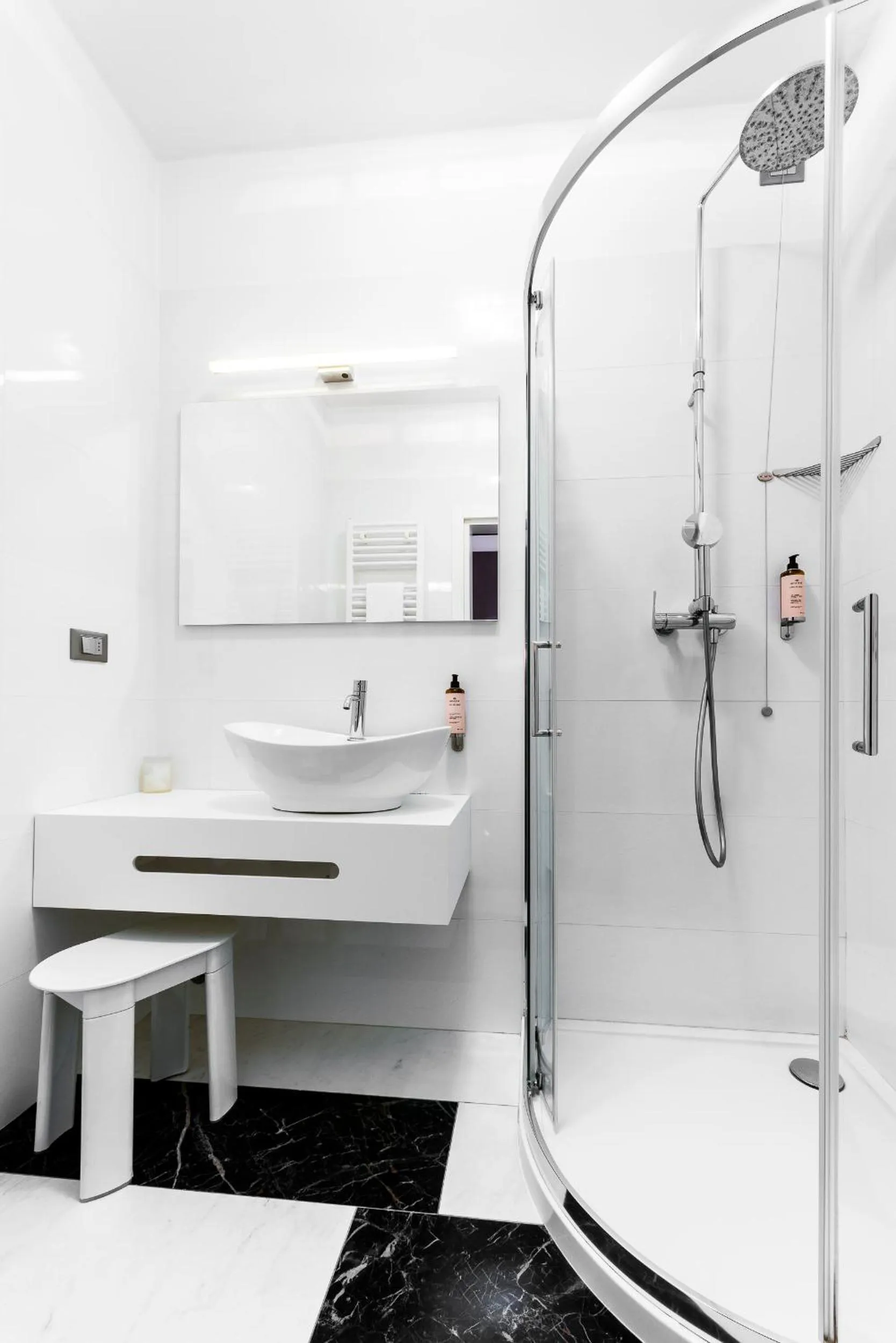 Bathroom in Hotel Doriguzzi