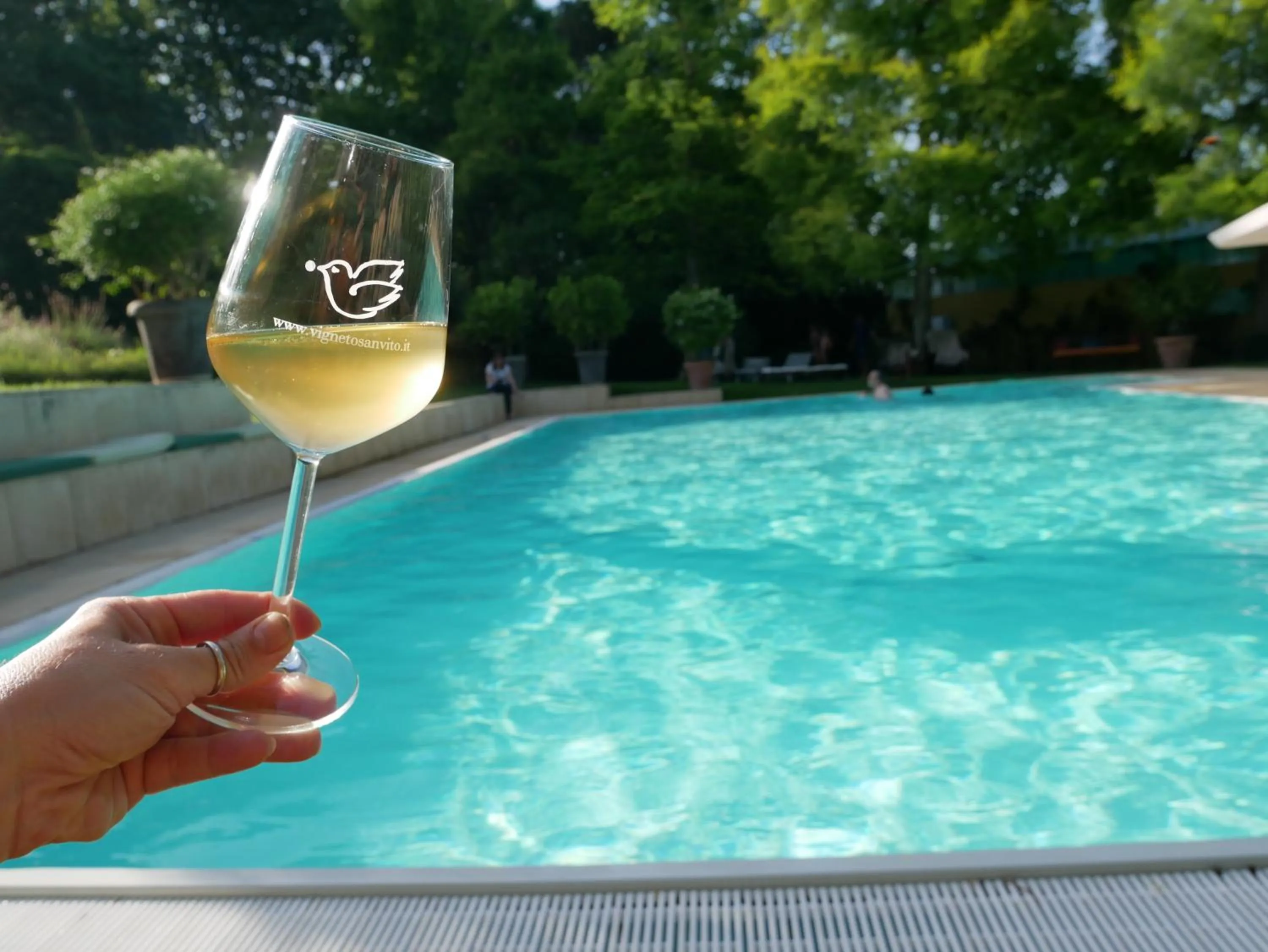 Pool view in Casino di Pragatto