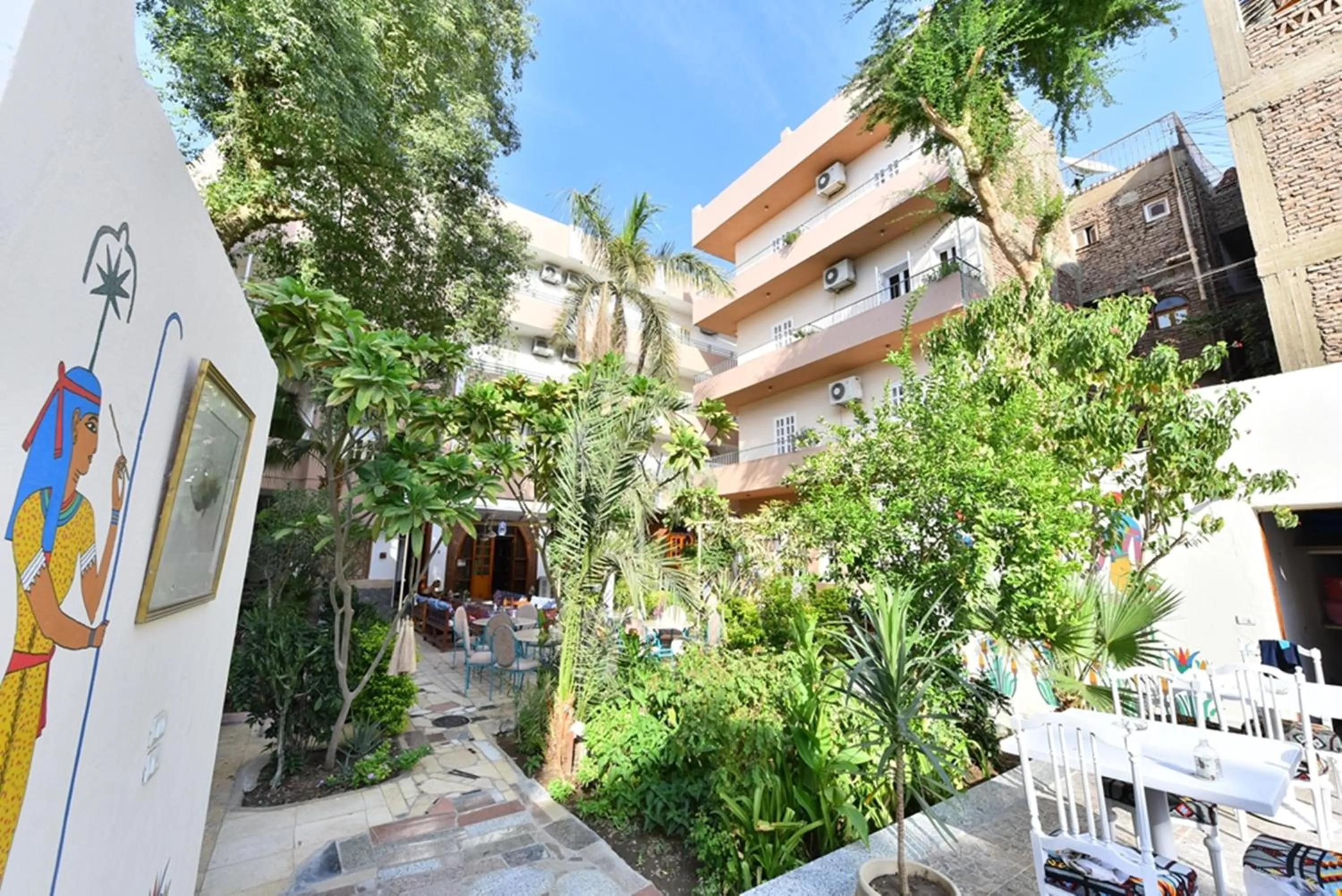 Garden view in Amon Hotel