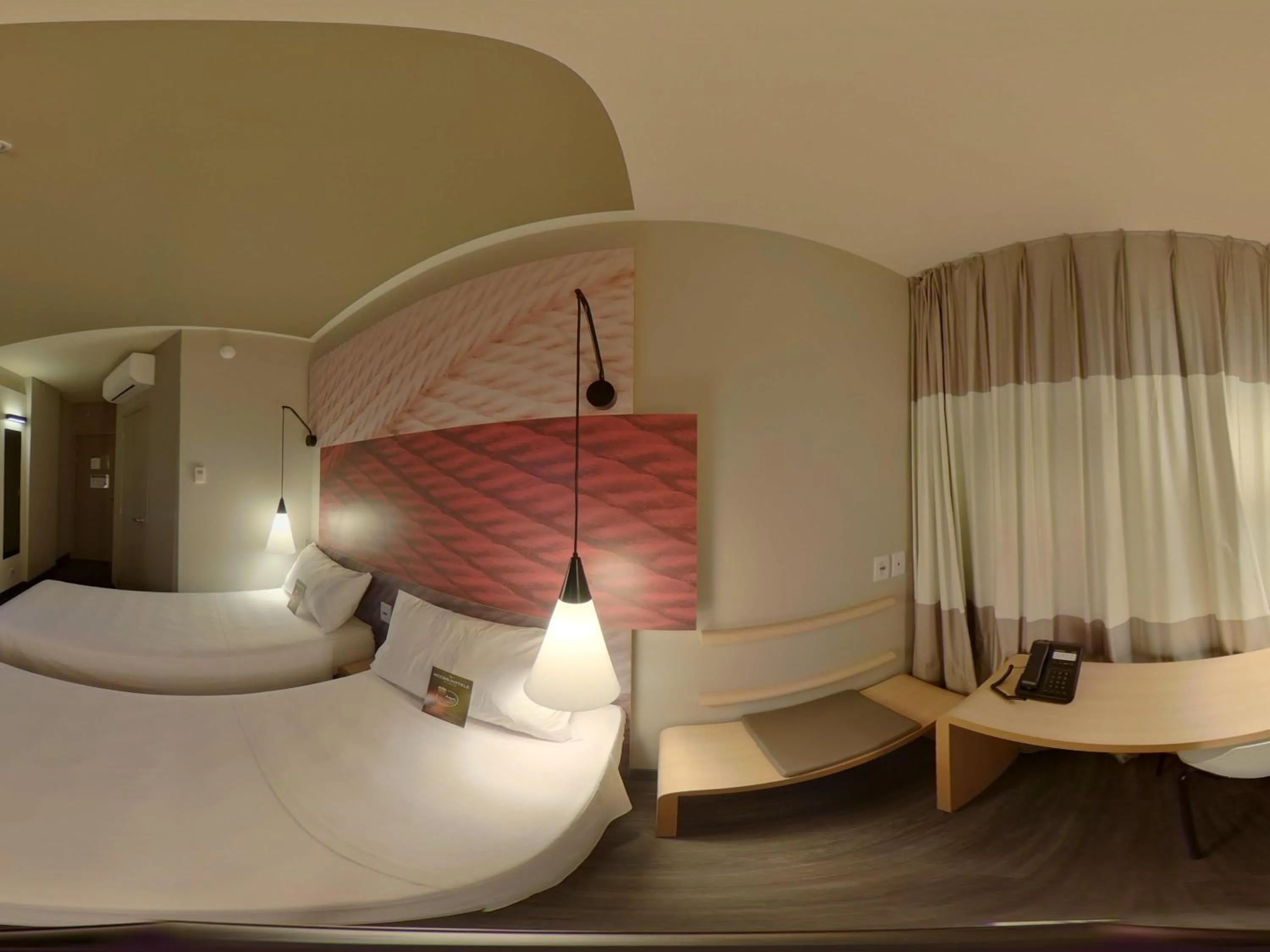 Bedroom, Bed in ibis Natal