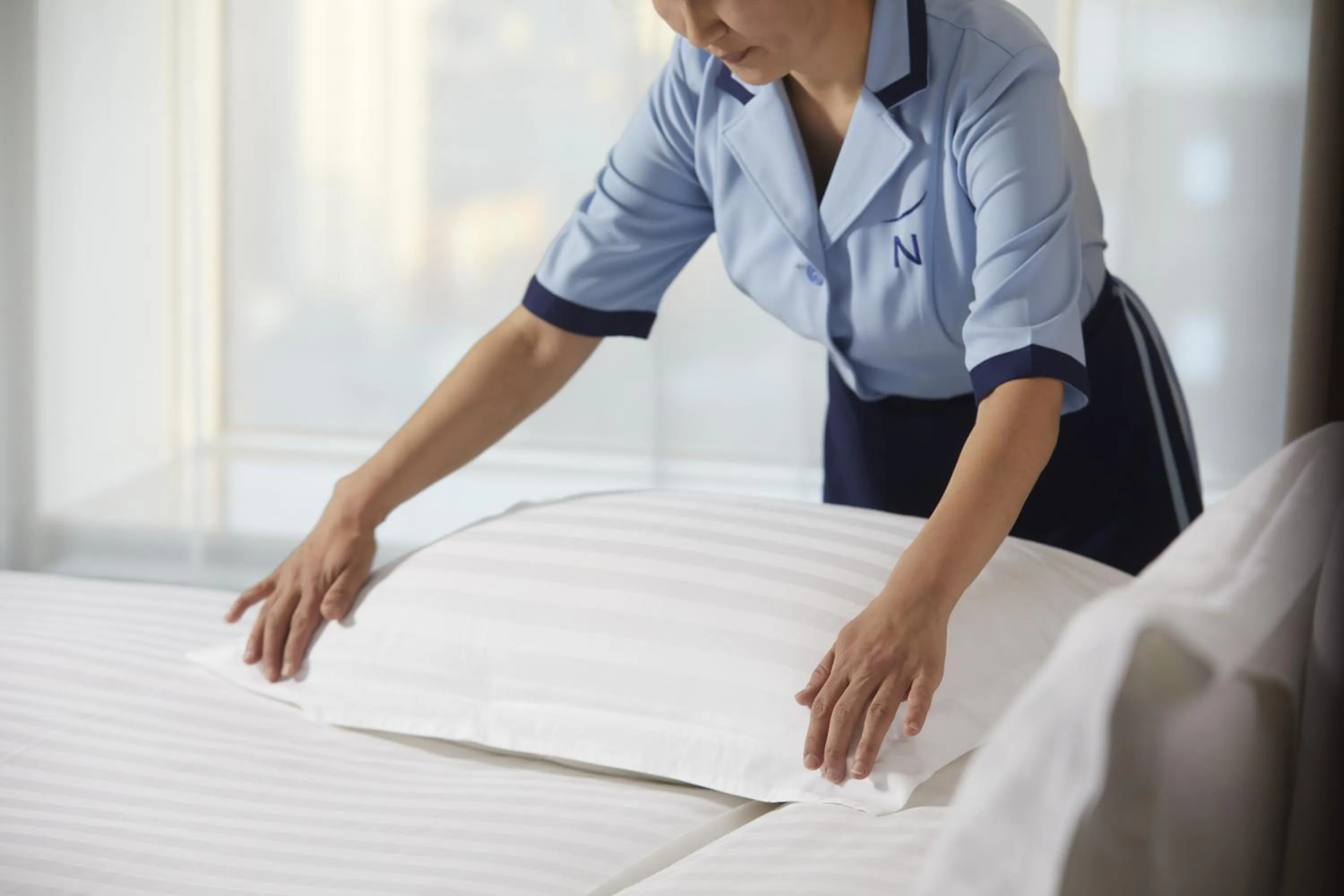 Bed in Novotel Ulaanbaatar