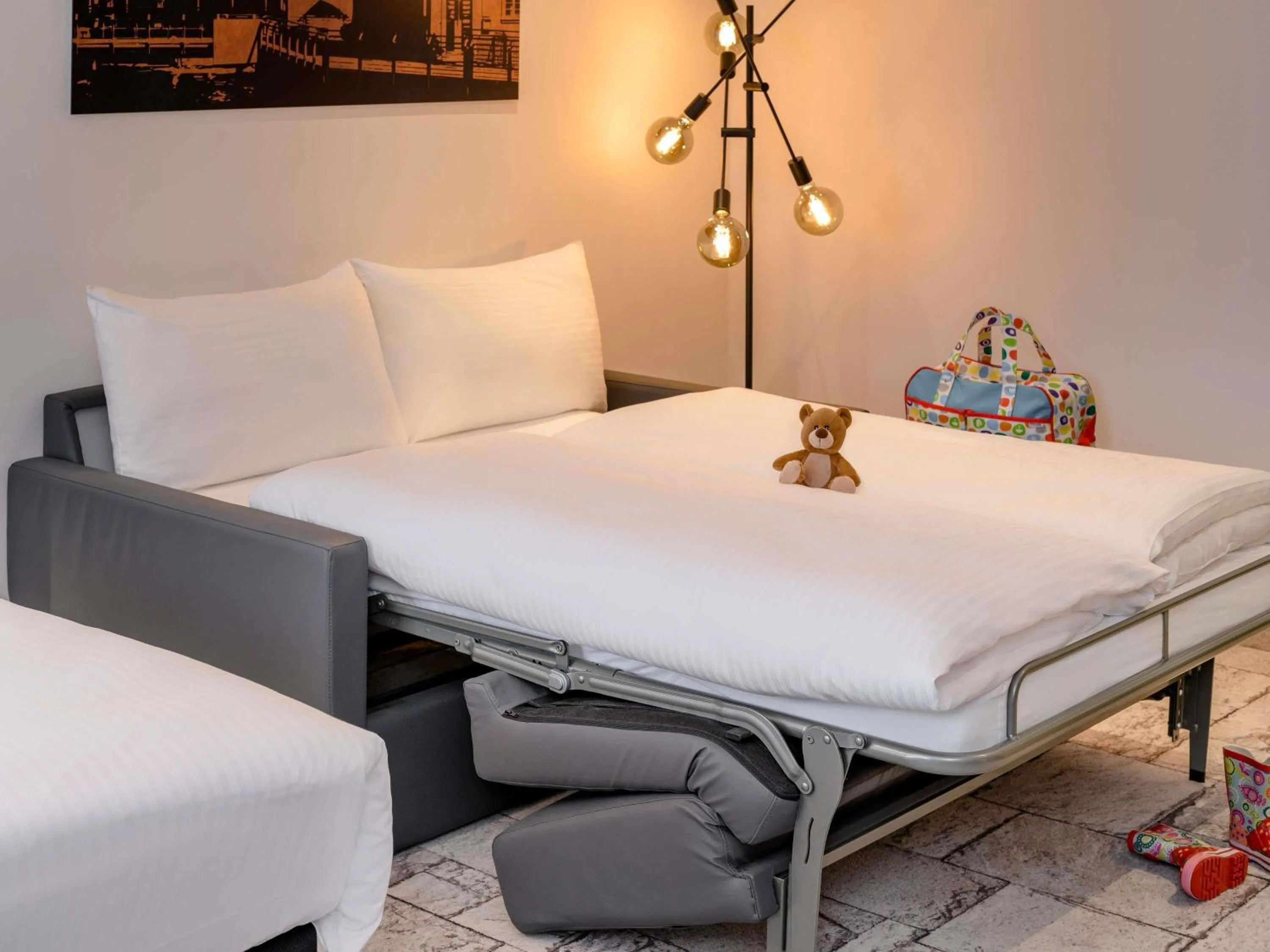 Bedroom, Bed in ibis Styles Bamberg