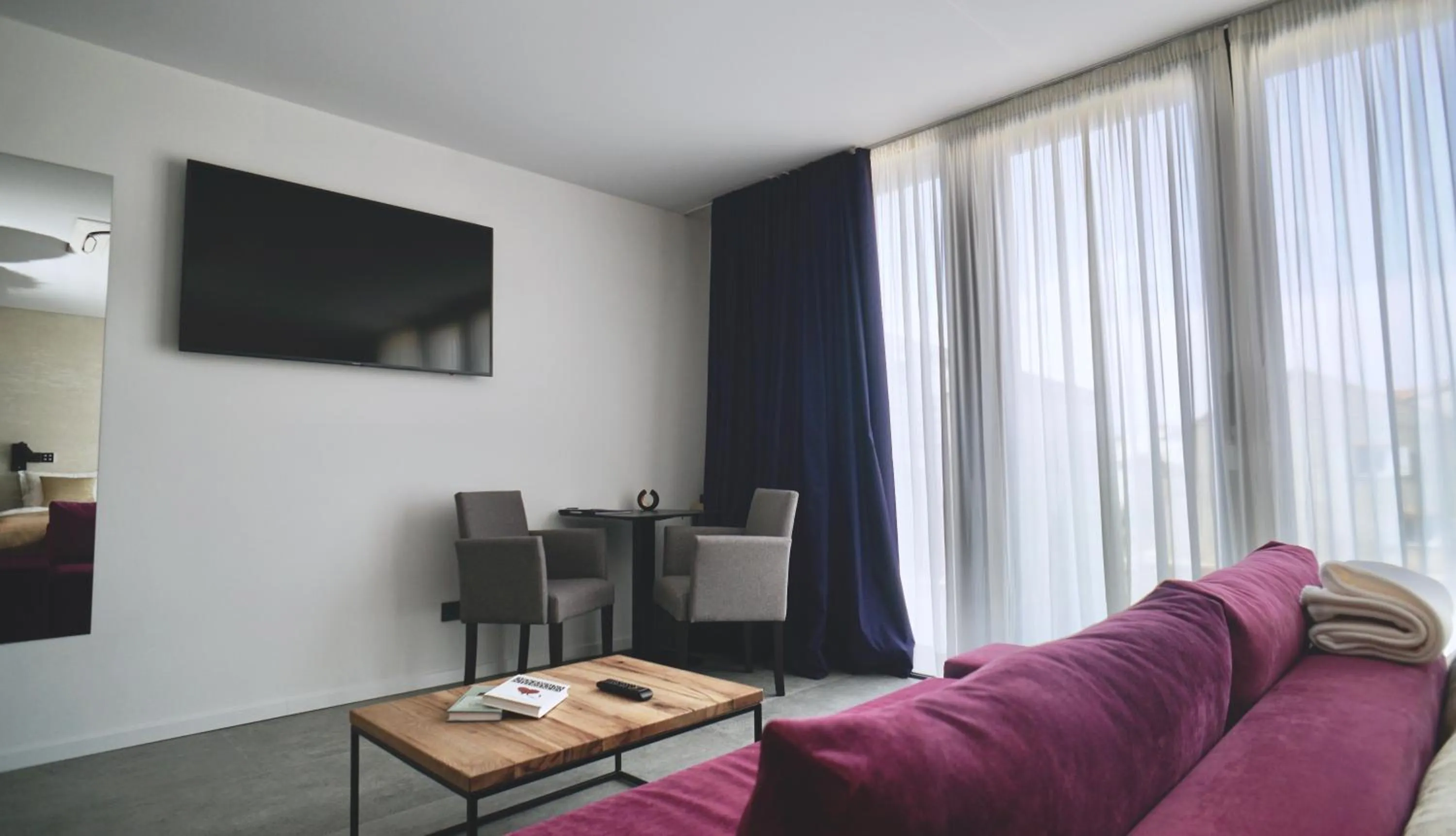 Seating area in Sky Beach Aparthotel