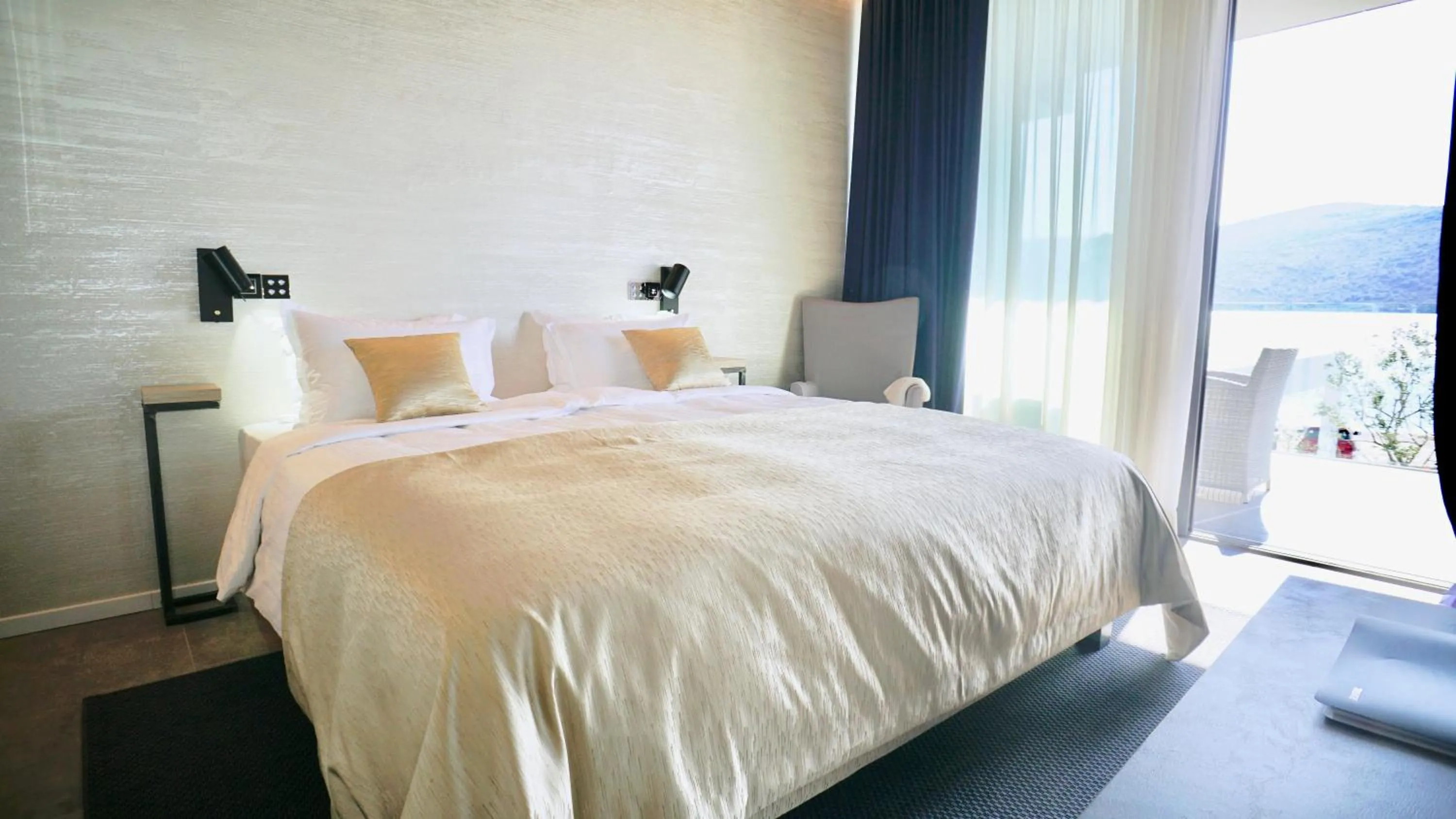 Bedroom in Sky Beach Aparthotel