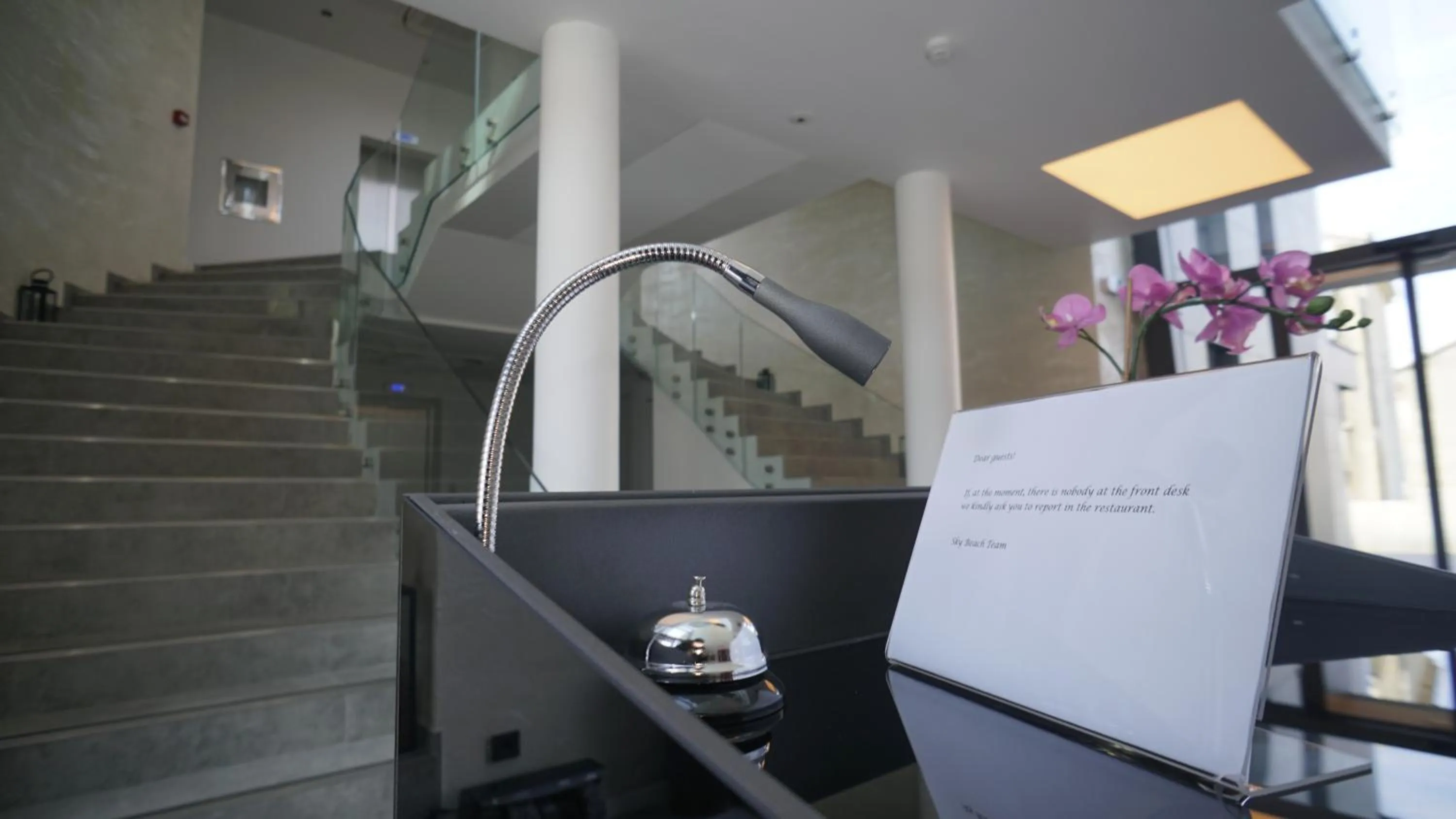 Lobby or reception in Sky Beach Aparthotel