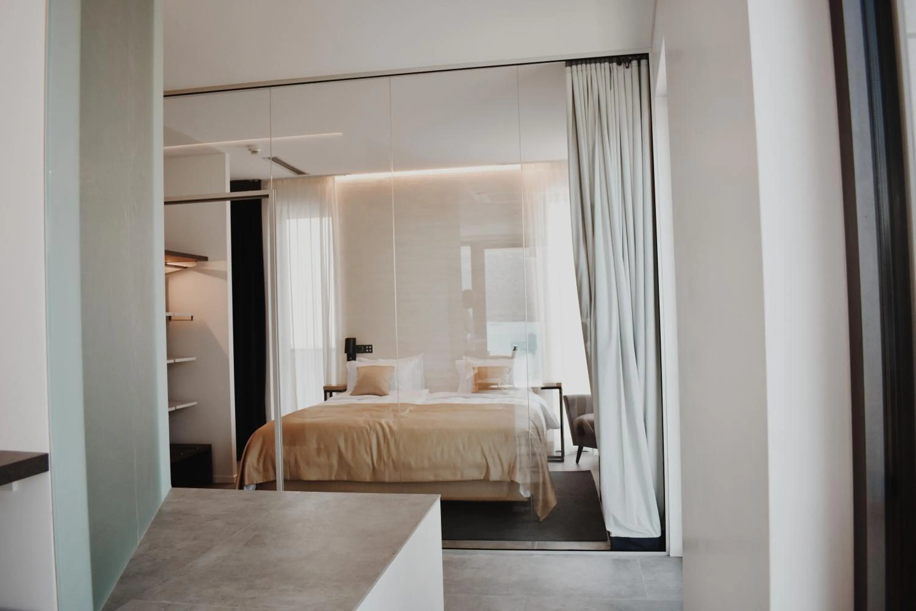 Bed in Sky Beach Aparthotel