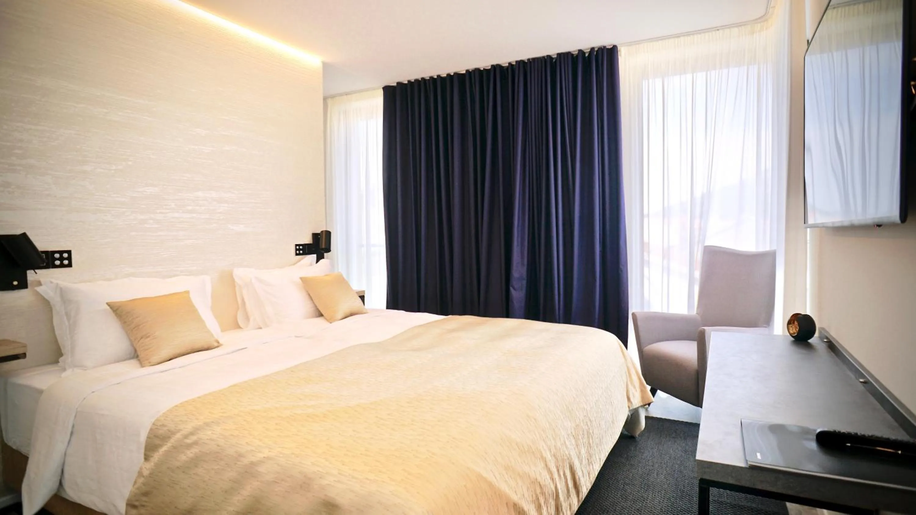 Bedroom in Sky Beach Aparthotel