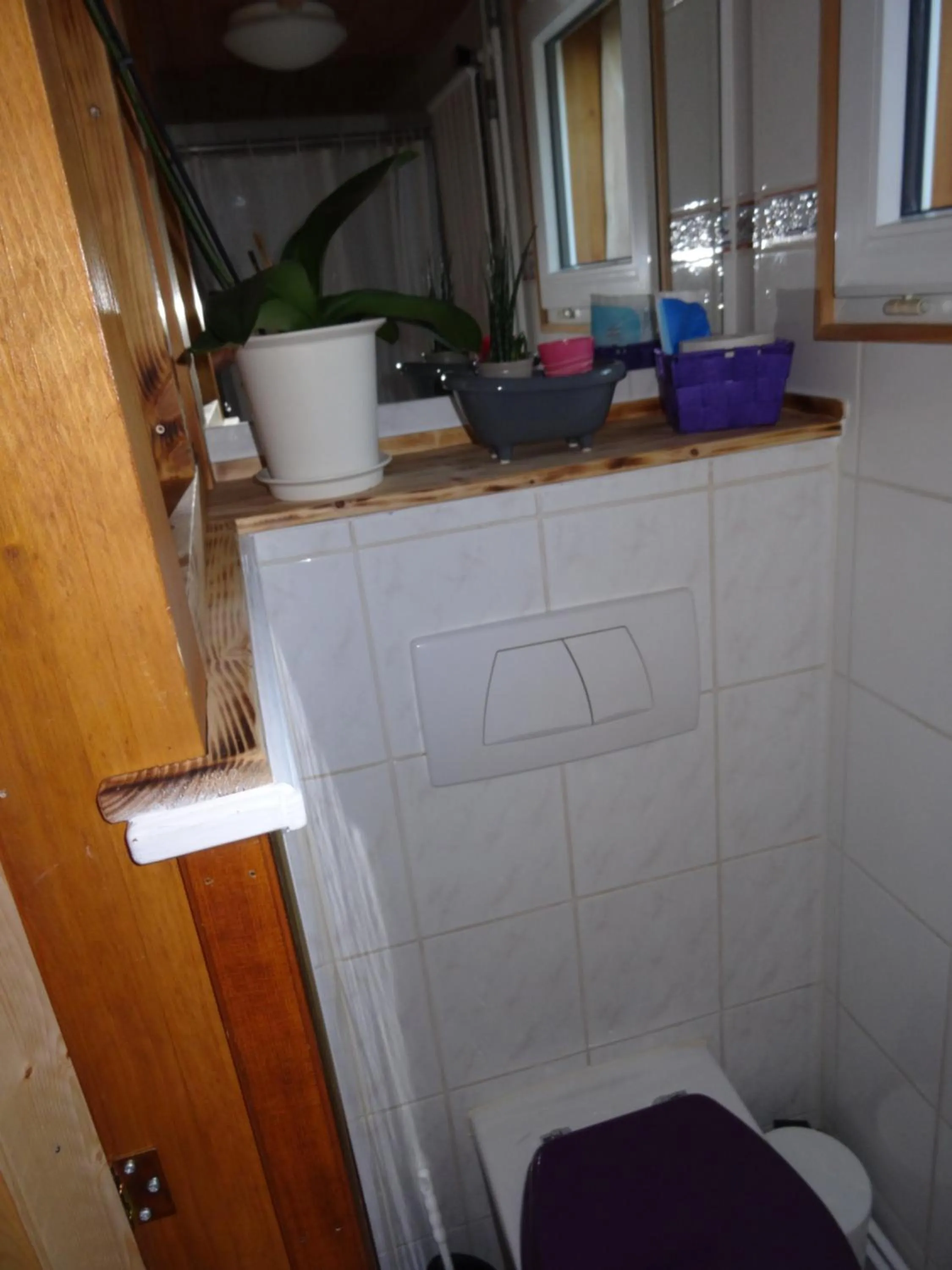 Toilet in Free Spirit Lodge