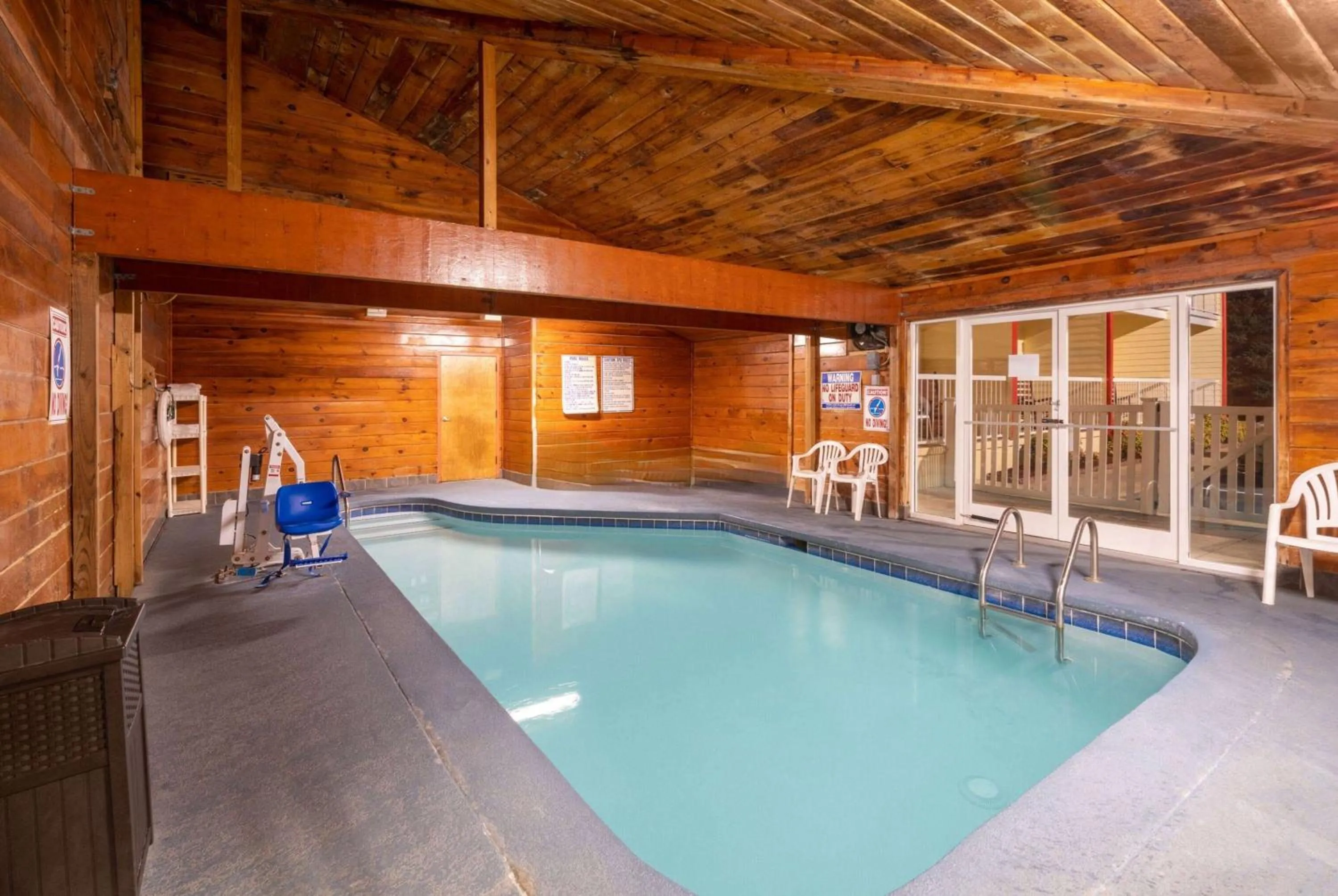 Pool view in Ramada by Wyndham Maggie Valley