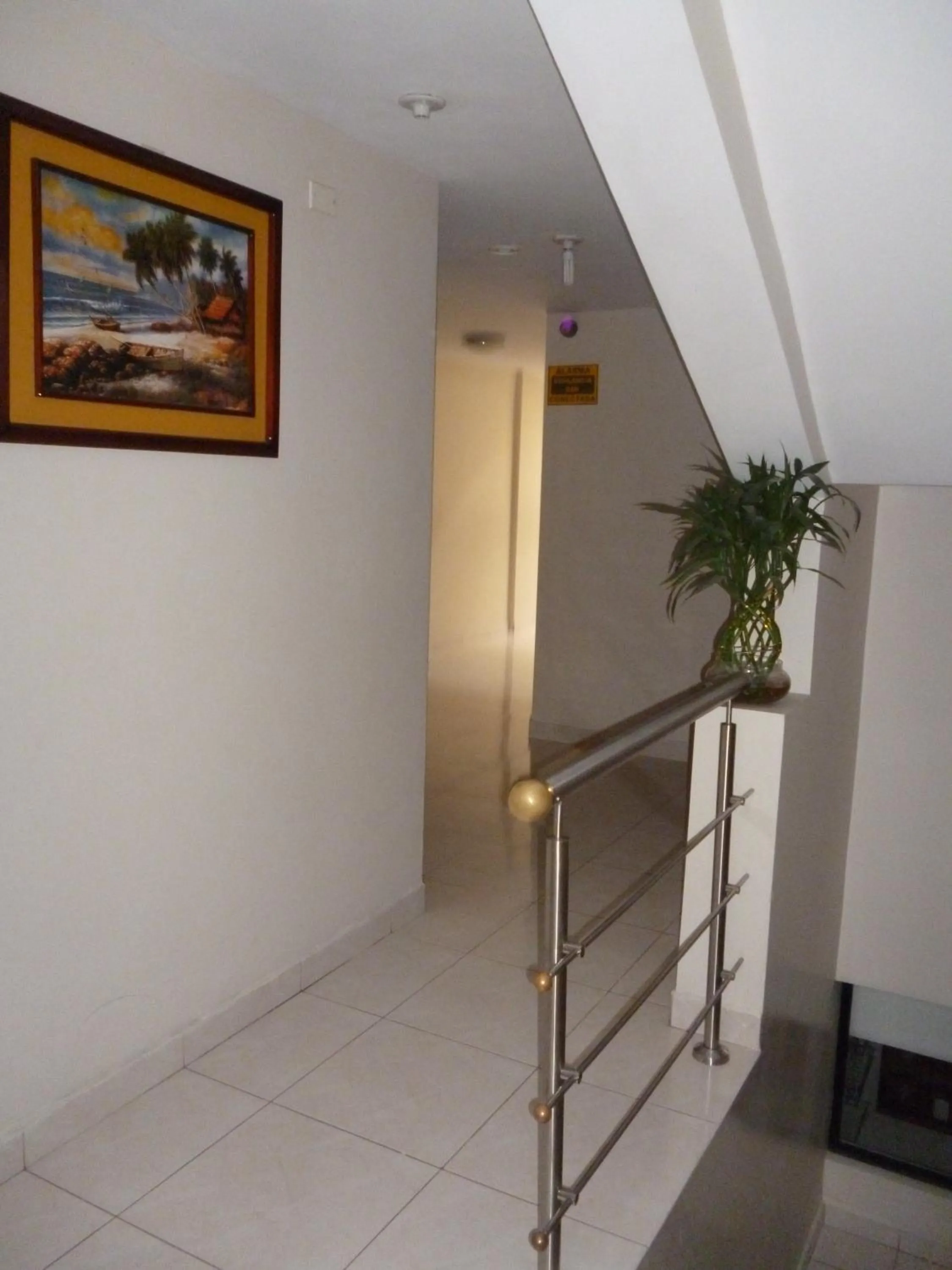 Lobby or reception in Hostal Fevilamir