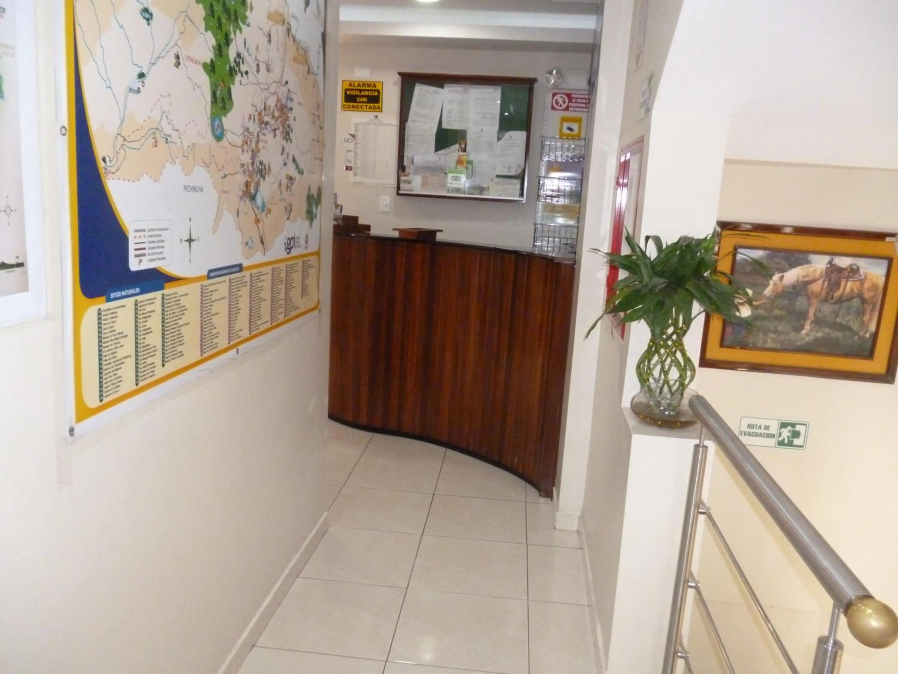 Lobby or reception in Hostal Fevilamir